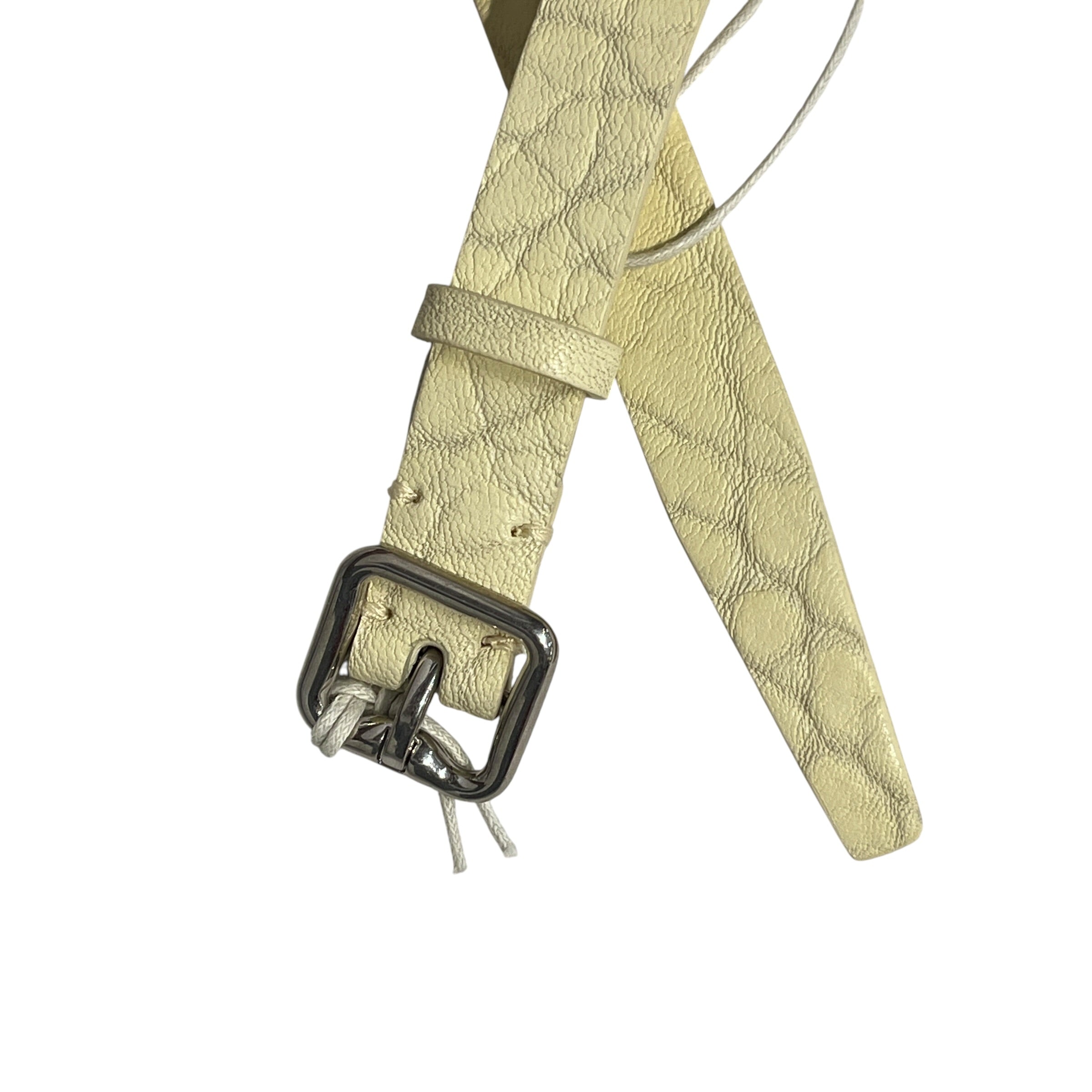 BURBERRY/Belt/Leather/YEL/L's/skinny pebbled leather view 2