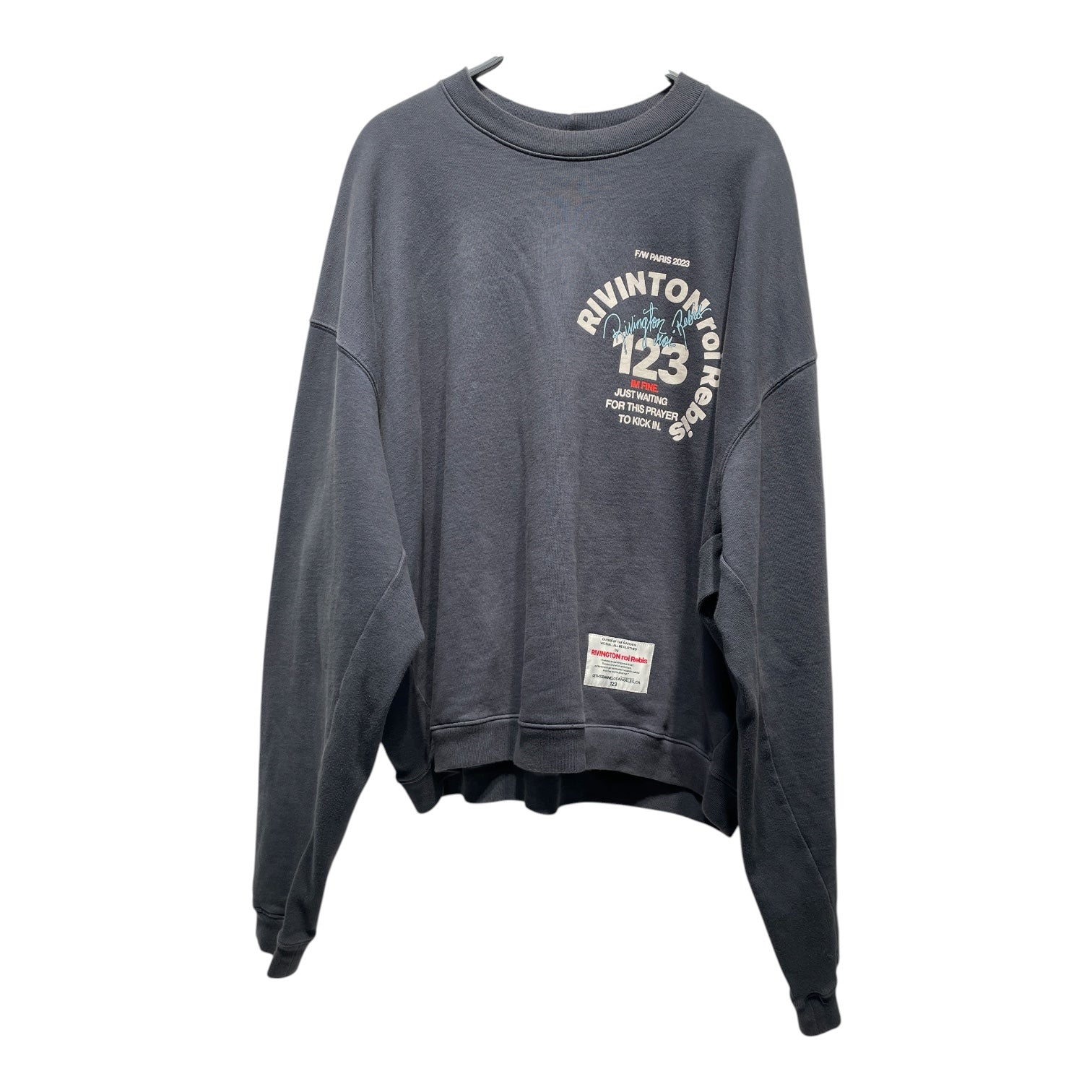 RRR123 RIVINGTON roi Rebis/Sweater/XL/Cotton/BLK/CREWNECK view 1