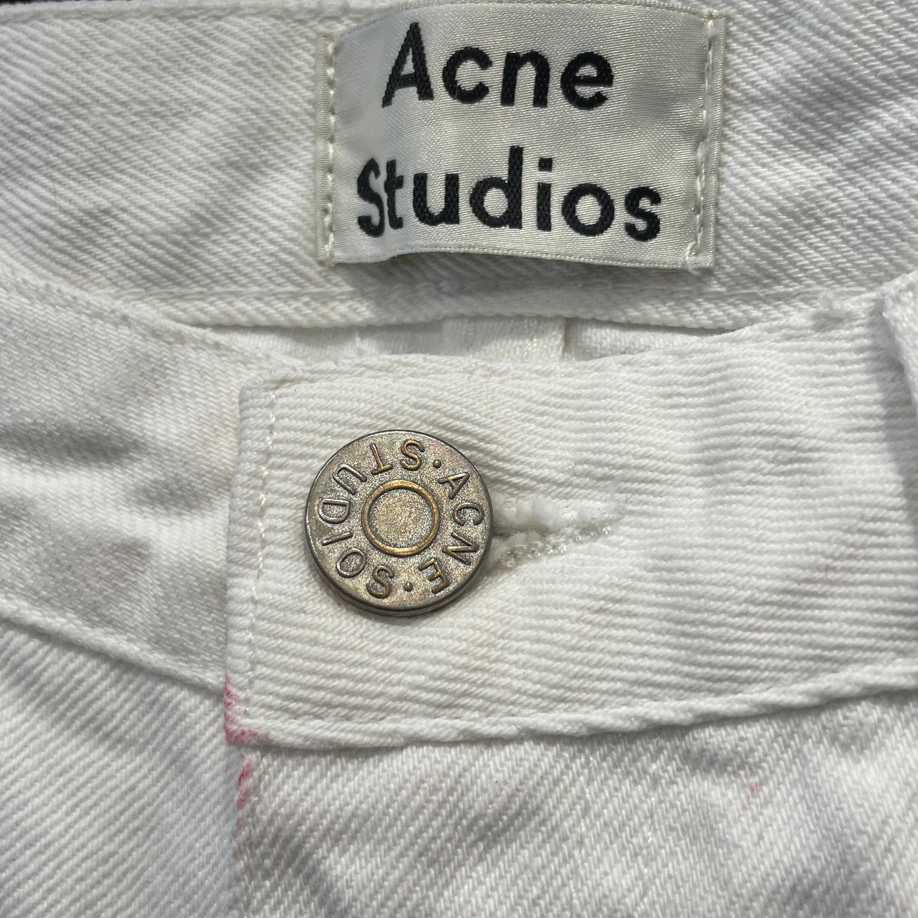 Acne Studios/Pants/32/Denim/WHT/ view 3