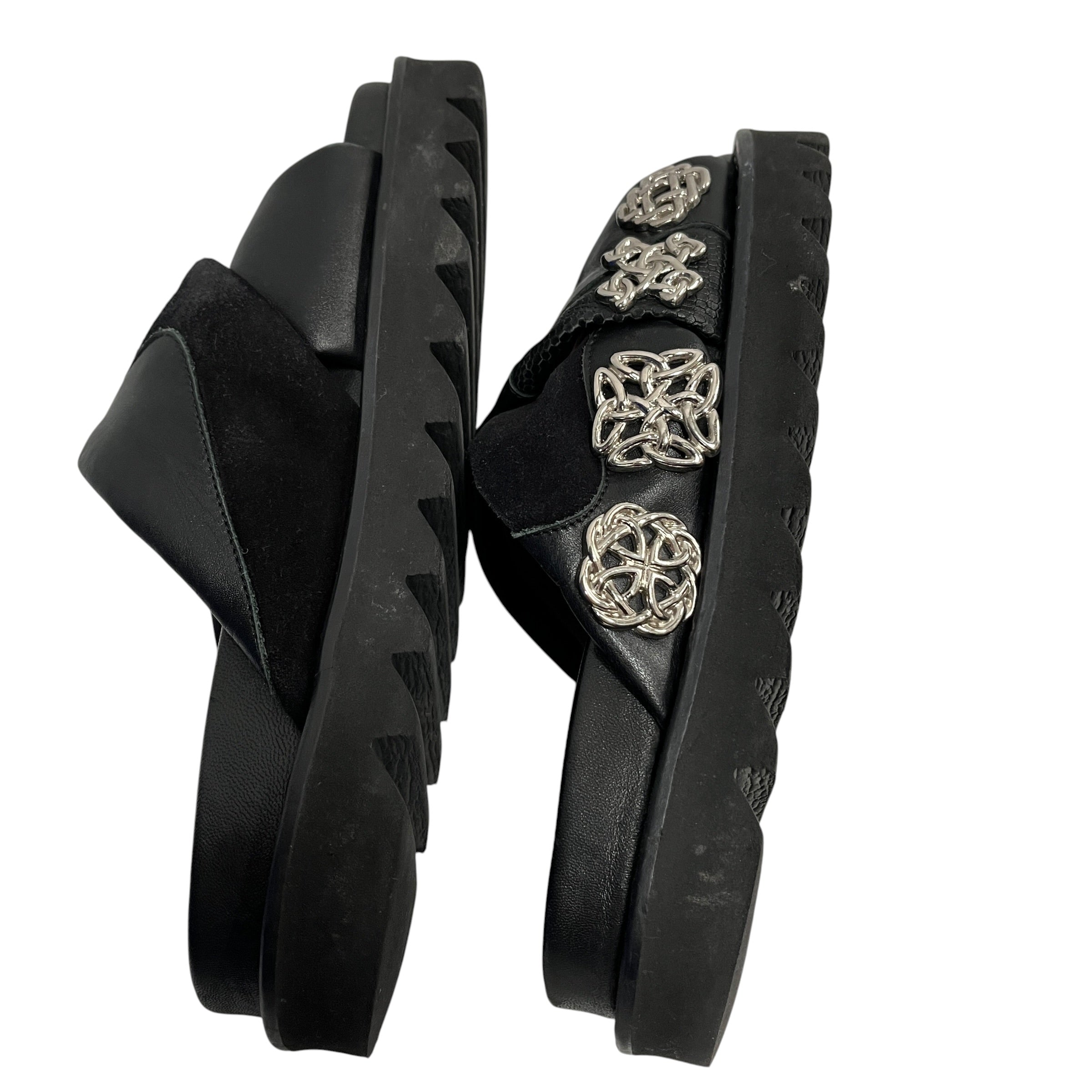 TOGA PULLA/Sandals/US 8/Leather/BLK/STUDDED SLIDES view 7