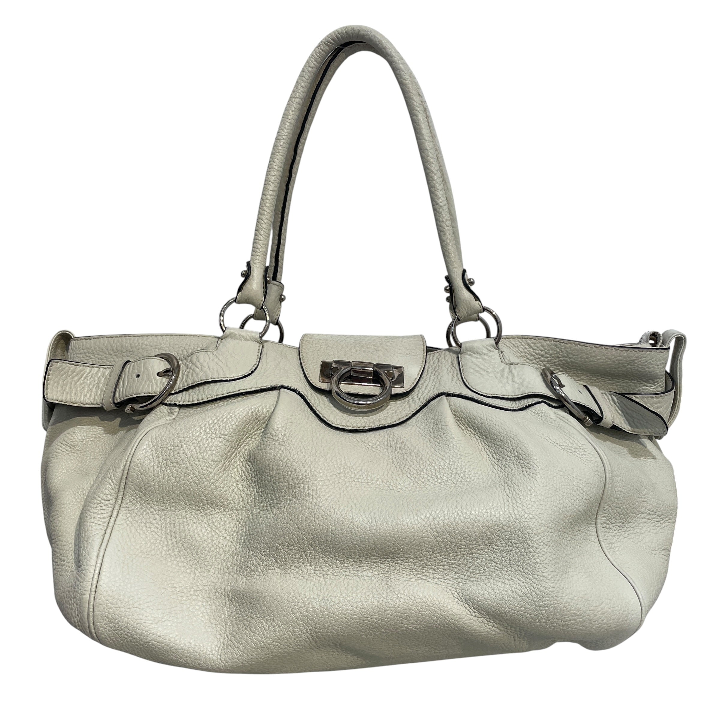 Salvatore Ferragamo/Hand Bag/Leather/CRM/Marisa Ganini Bag view 1