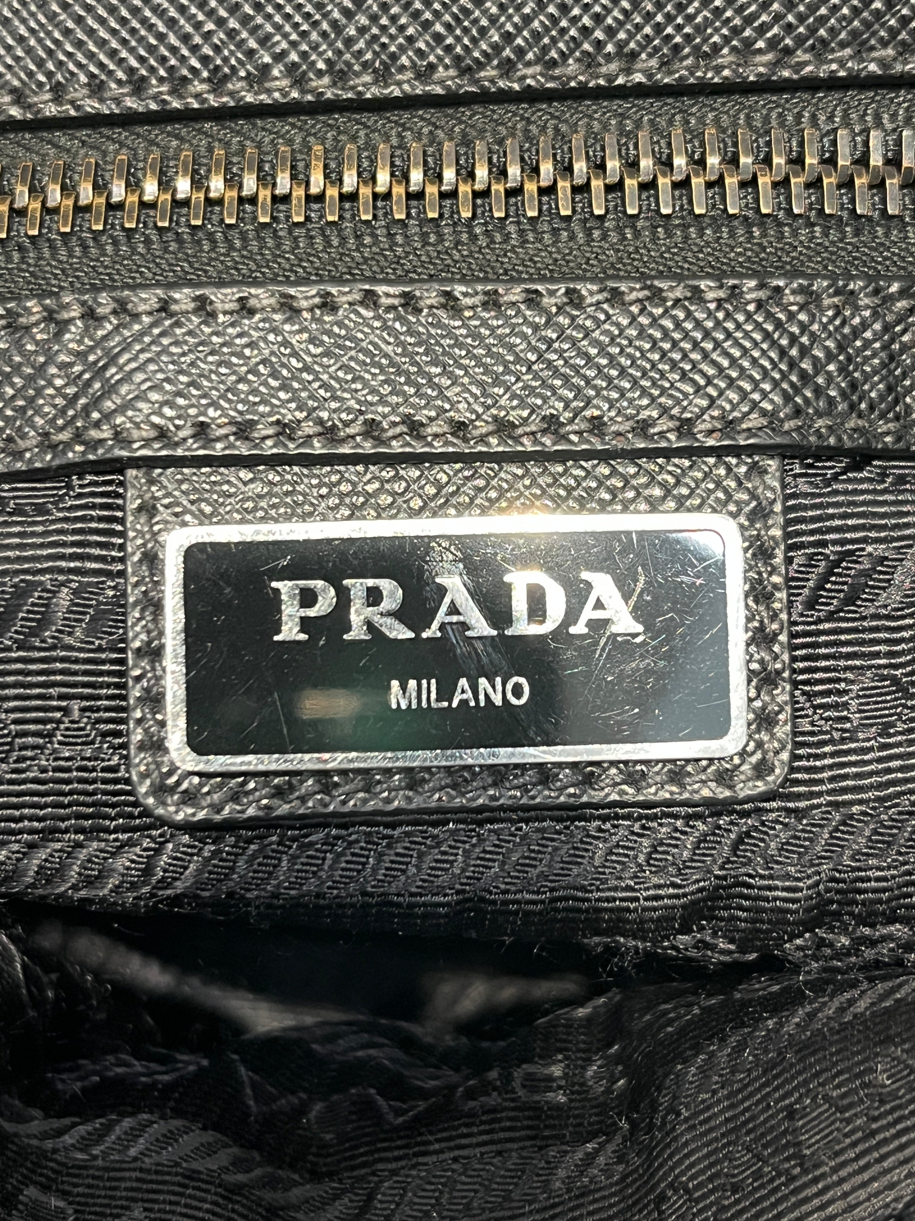 PRADA/Cross Body Bag/Nylon/BLK/RENYLON view 5
