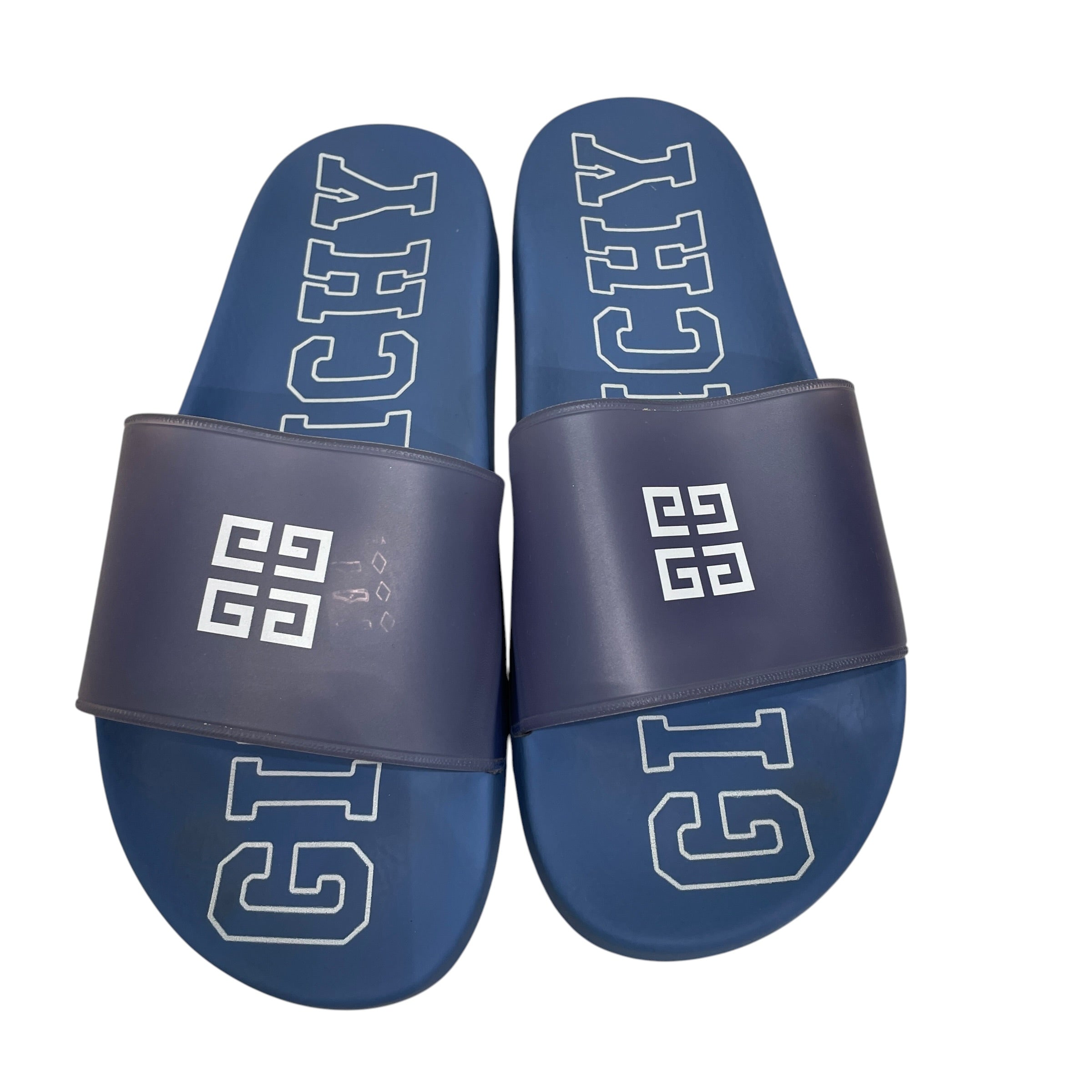 GIVENCHY/Sandals/BLU/SLIDES view 4