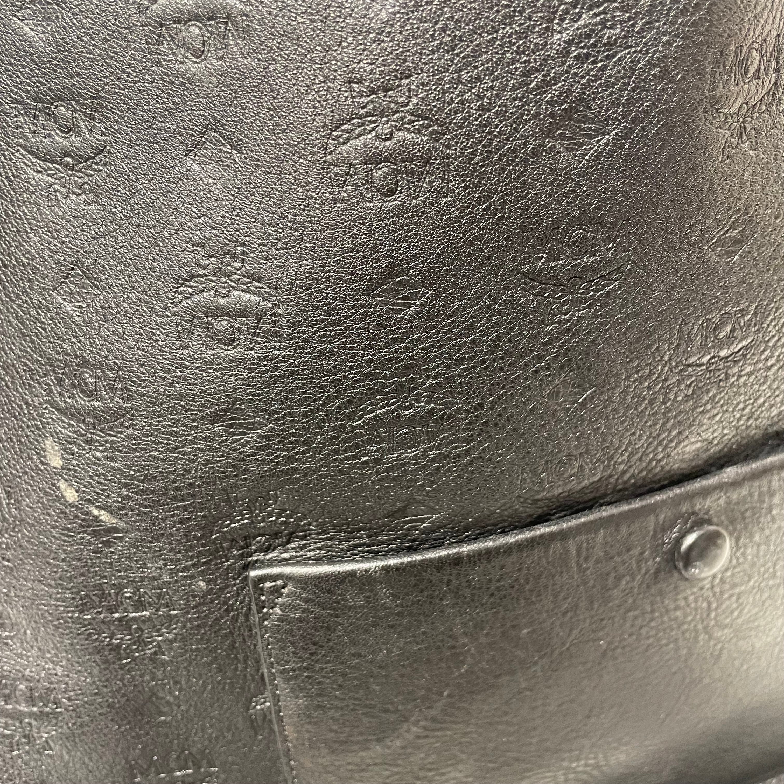MCM/Cross Body Bag/Monogram/Leather/BLK/ view 10