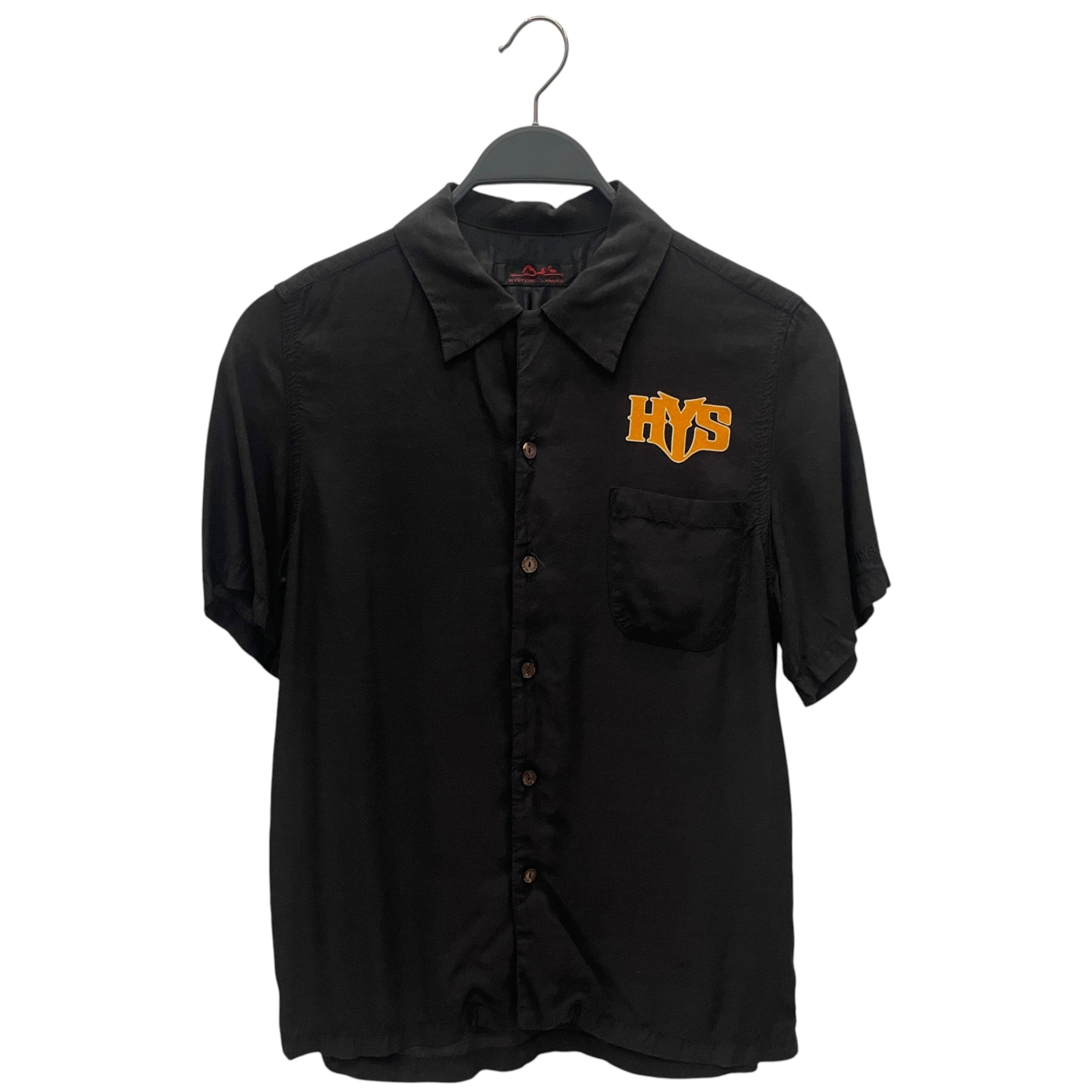 HYSTERIC GLAMOUR/SS Shirt/Cotton/BLK/Graphic/button up/hysteric vixen/hys view 1