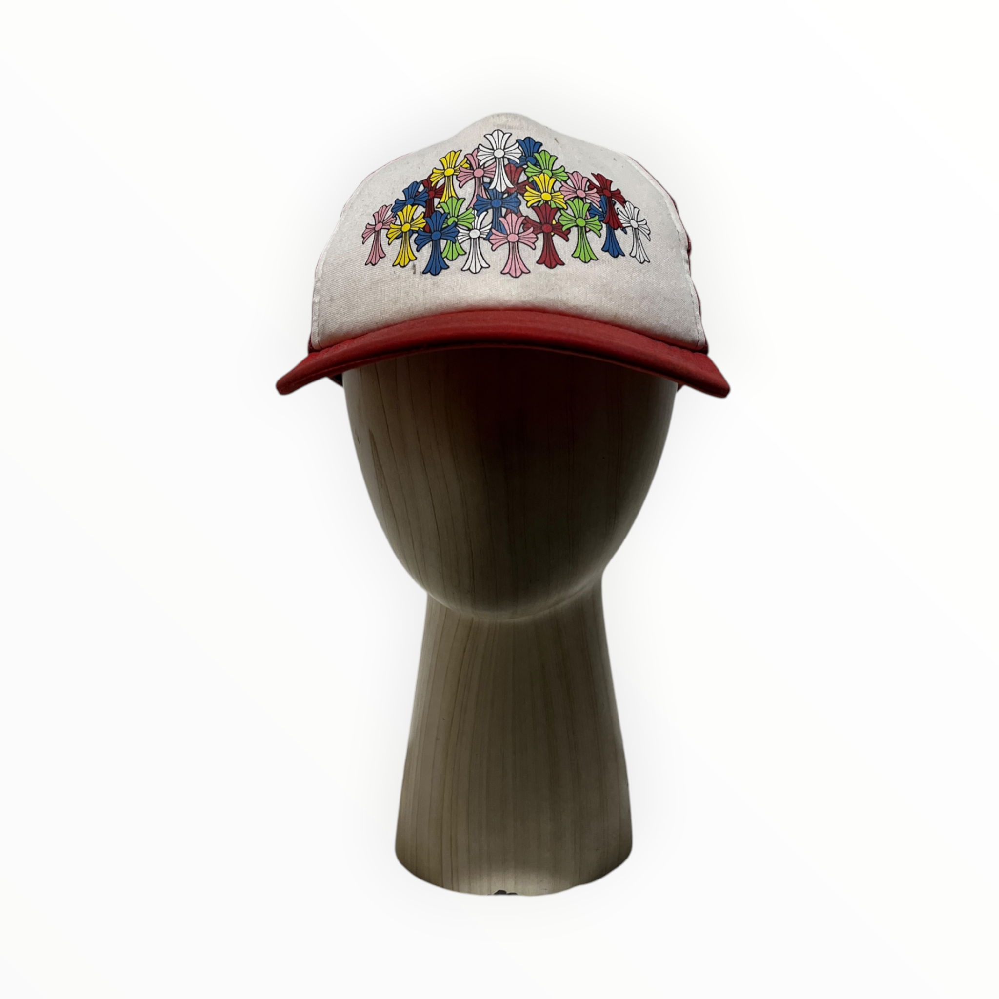 CHROME HEARTS/Hat/Graphic/Cotton/RED/M's/RAINBOW CEMETERY view 1