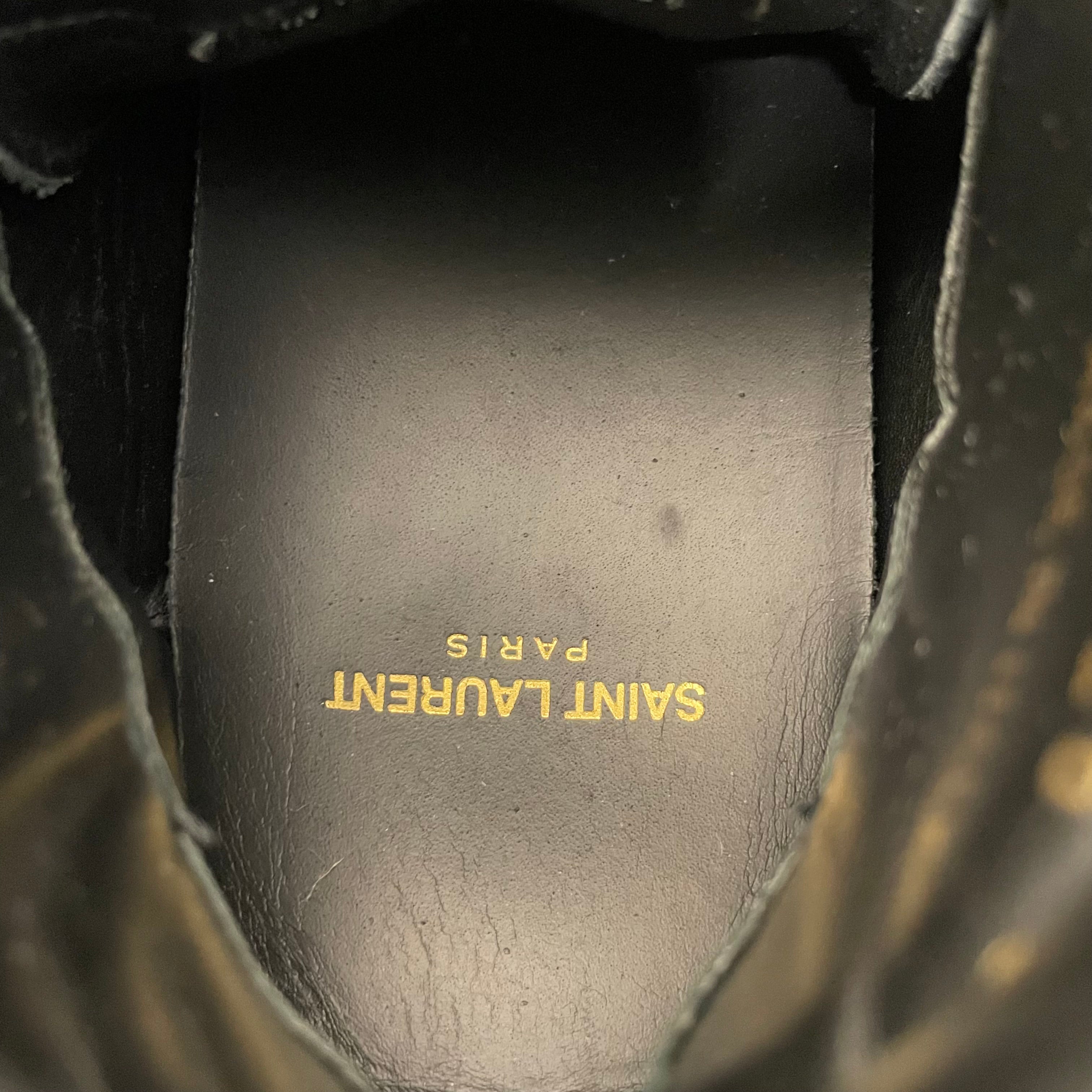 SAINT LAURENT/Hi-Sneakers/EU 39/Leather/BLK/ view 4