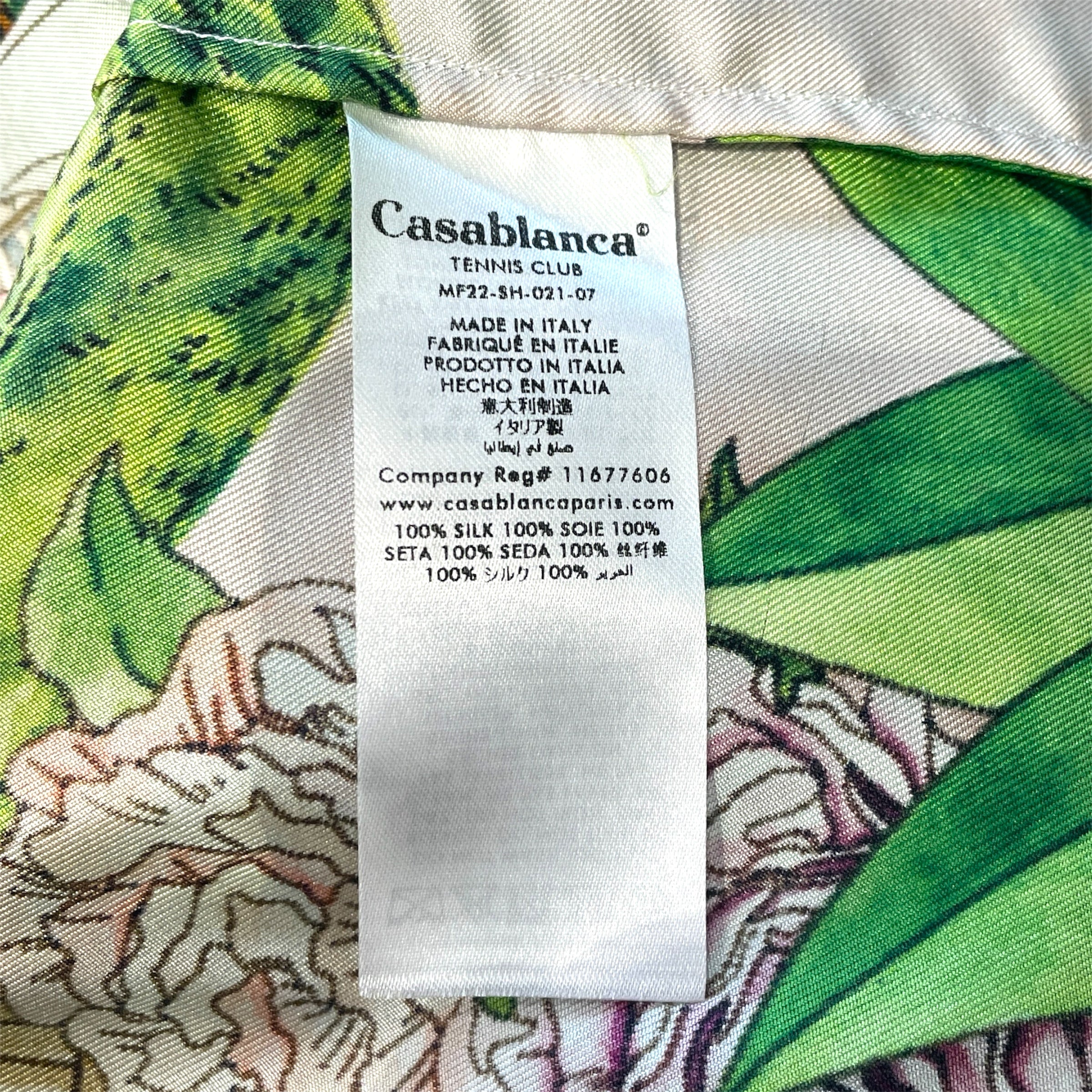 CASABLANCA/LS Shirt/M/Silk/MLT/All Over Print/ view 4