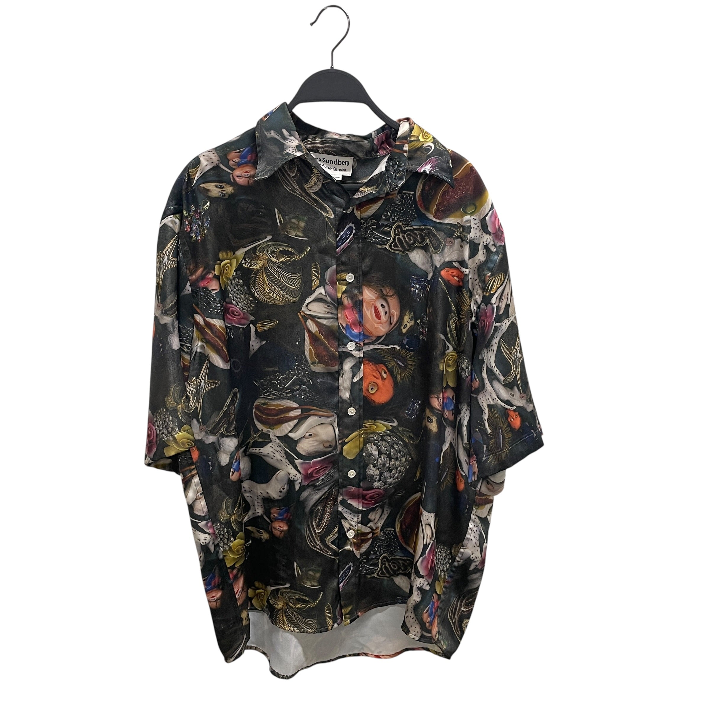 Acne Studios/SS Shirt/44/Polyester/MLT/All Over Print/PRINTED DOLL HEAD  / SUNDBERG view 1