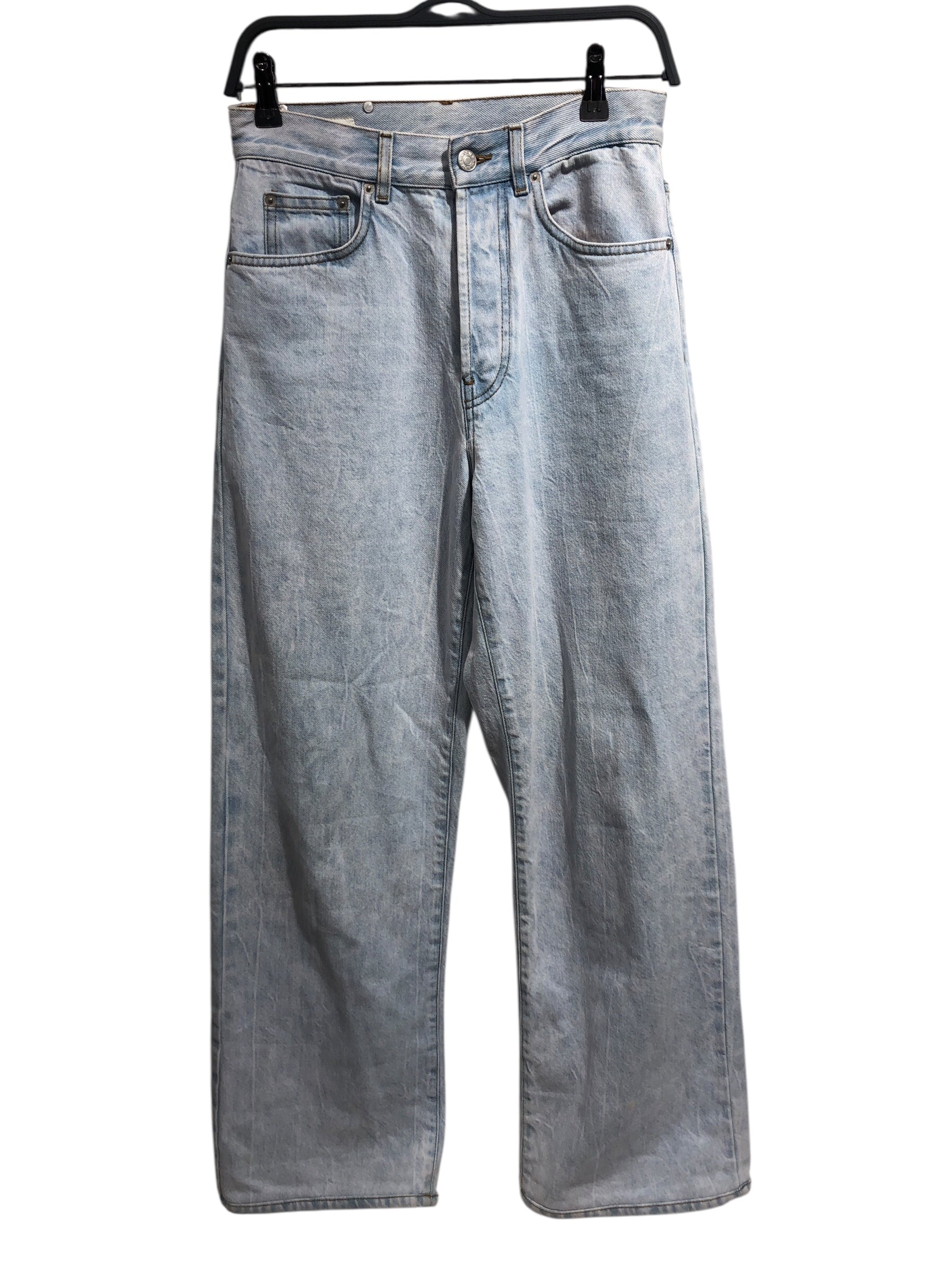 DRIES VAN NOTEN/Wide Leg Pants/S/Denim/IDG/ view 1