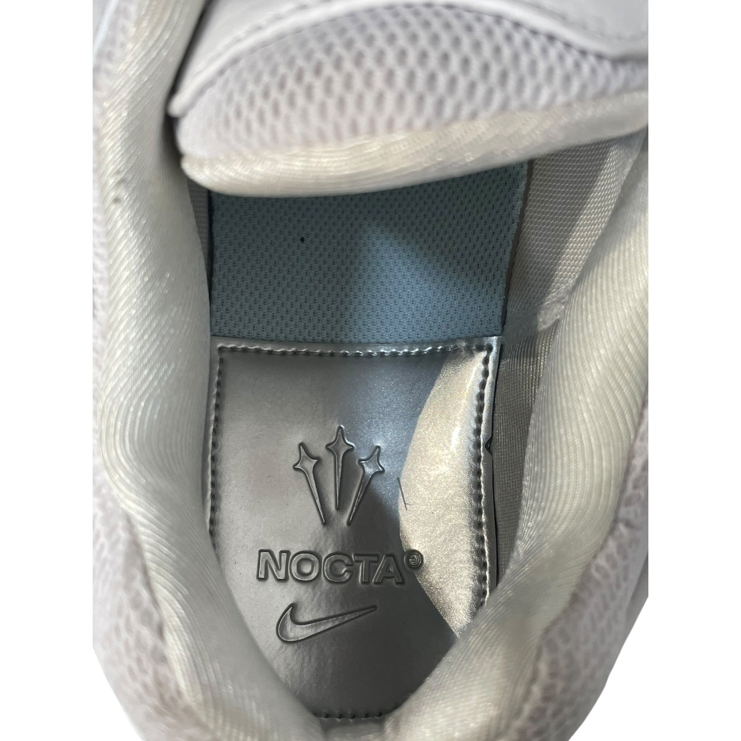 NIKE/NOCTA/NOCTA GLIDE/Low-Sneakers/US 9.5/Acrylic/WHT/DM0879-100 view 3