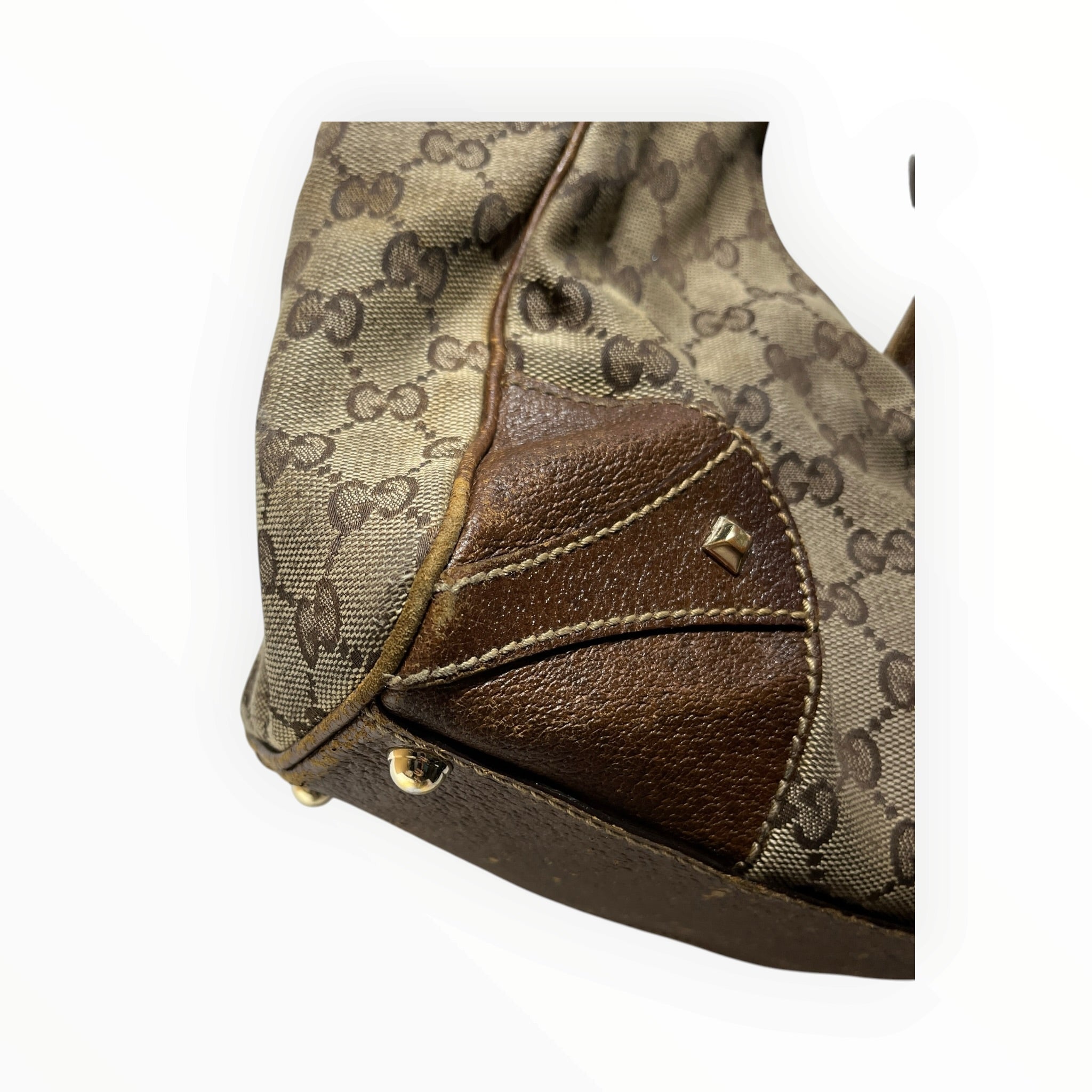 GUCCI/Hand Bag/Cotton/CML/jackie canvas view 9