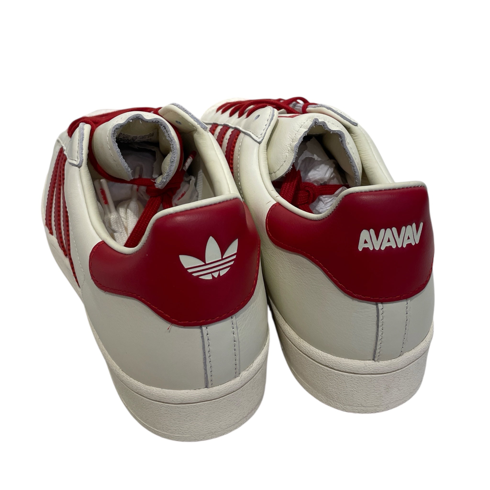 adidas/BY AVAVAV SUPERFINGER SUPERSTAR/Low-Sneakers/US 11/Leather/RED/JP7142 view 4