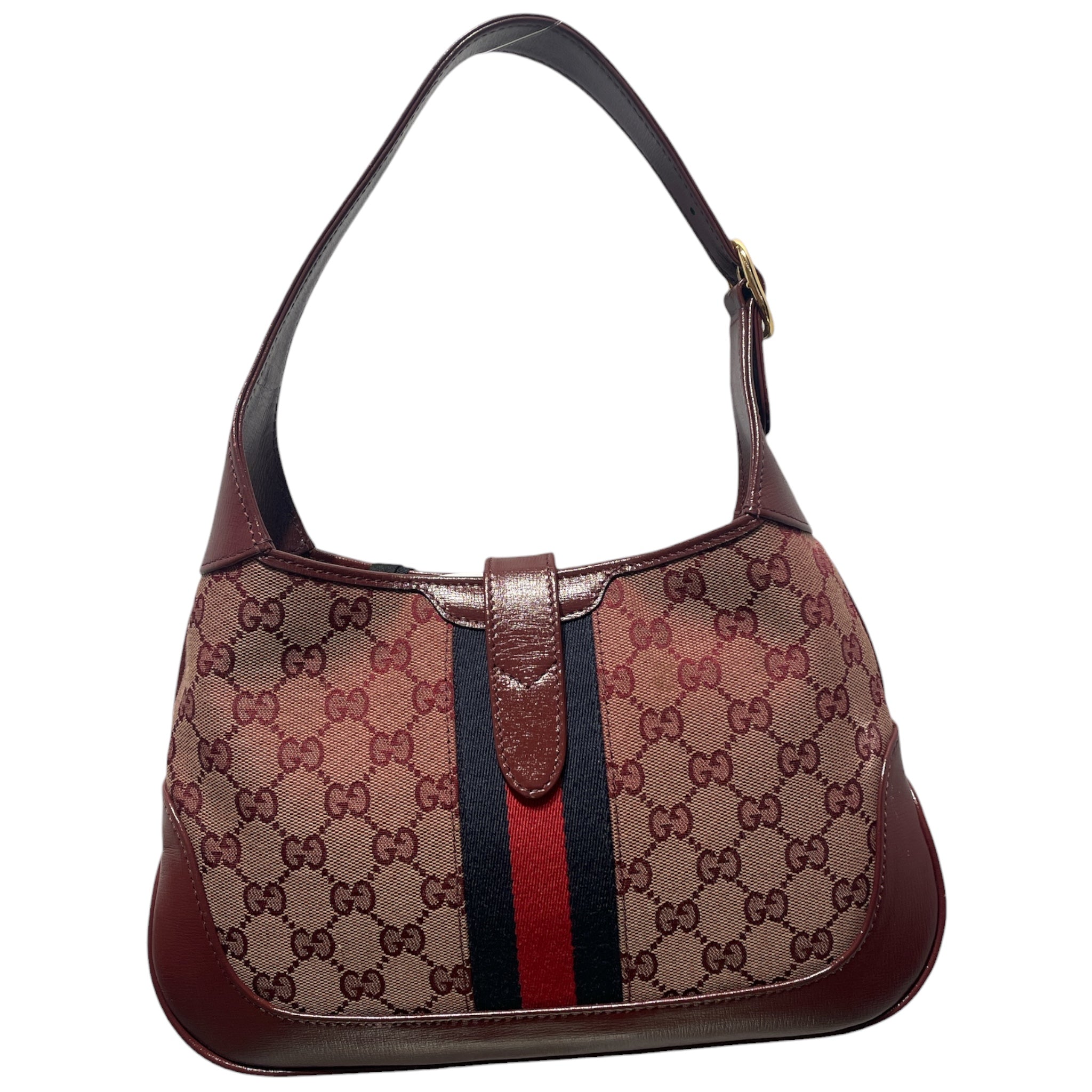 GUCCI/Hand Bag/Monogram/Cotton/BRD/SMALL JACKIE 1961 view 2