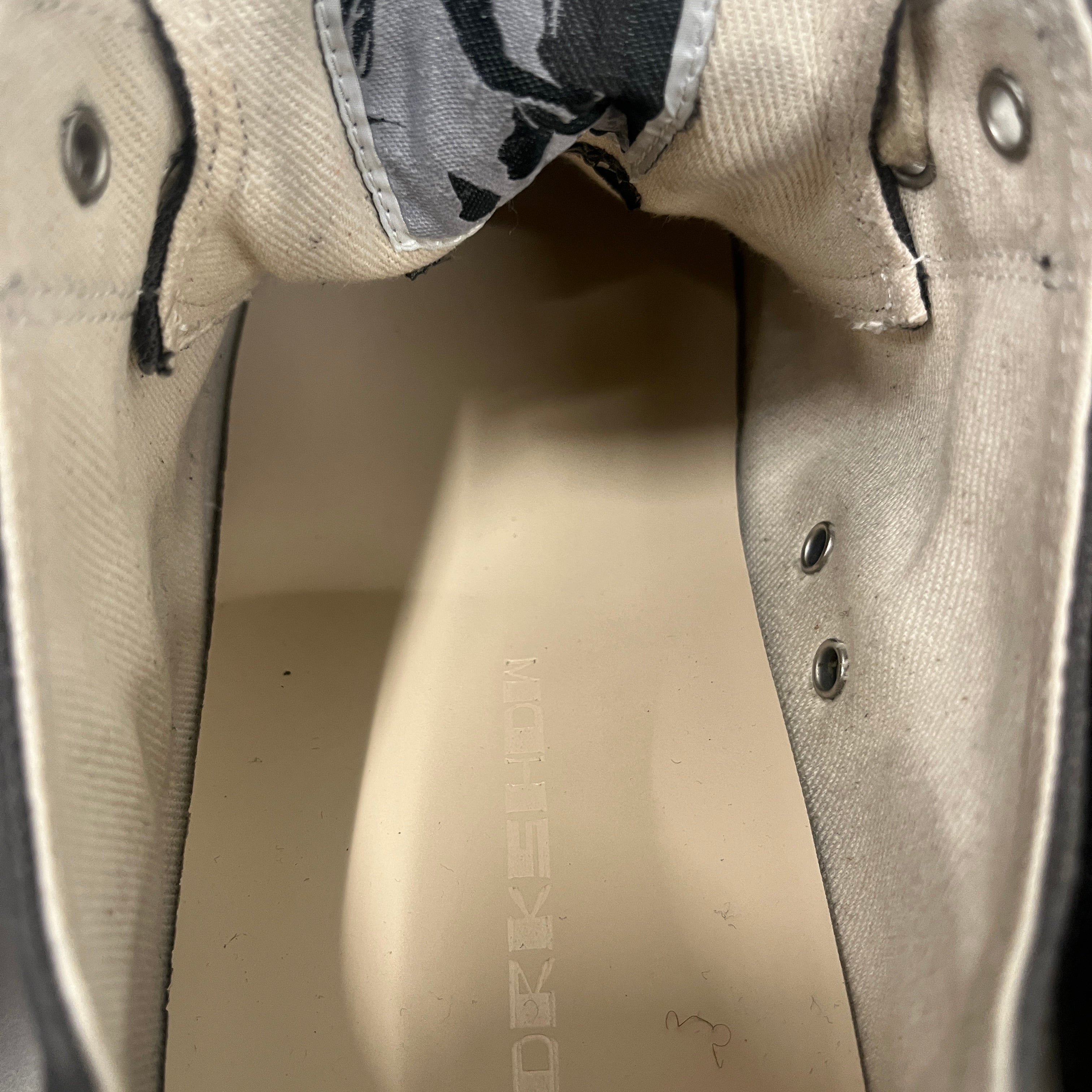 RICK OWENS DRKSHDW/Low-Sneakers/EU 43/GRY/Hustler Ramones Low view 10