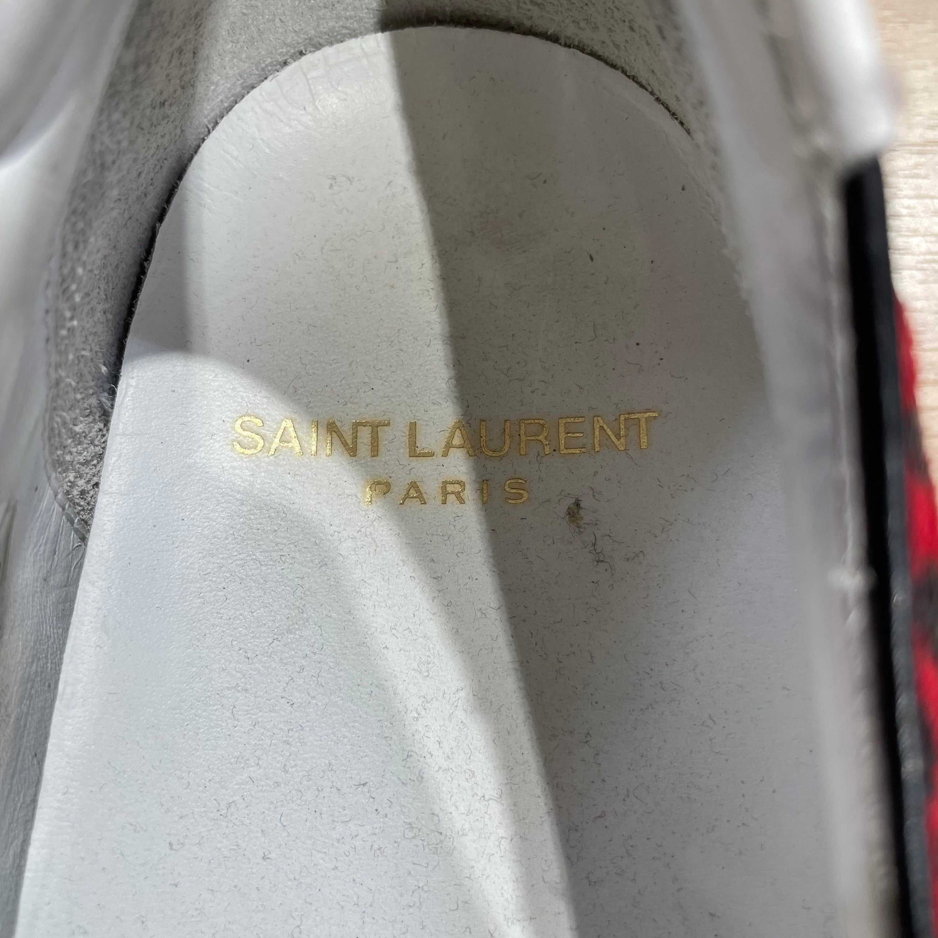 SAINT LAURENT/Low-Sneakers/US 6/Animal Pattern/Suede/RED/VENICE ANIMAL PRINT SNEAKER view 6