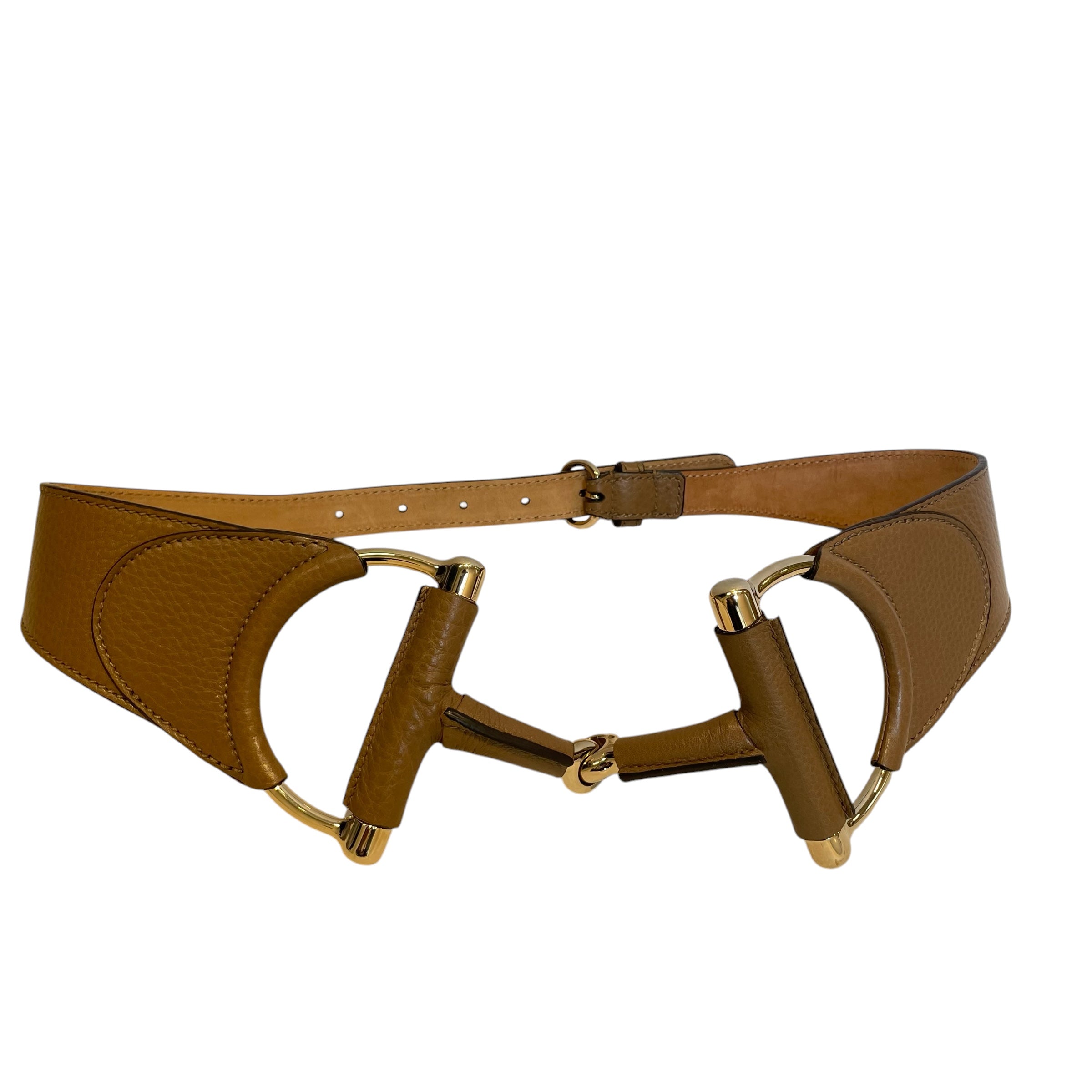 GUCCI/Belt/Leather/BEG/HORSEBIT/TAUPE LEATHER view 1