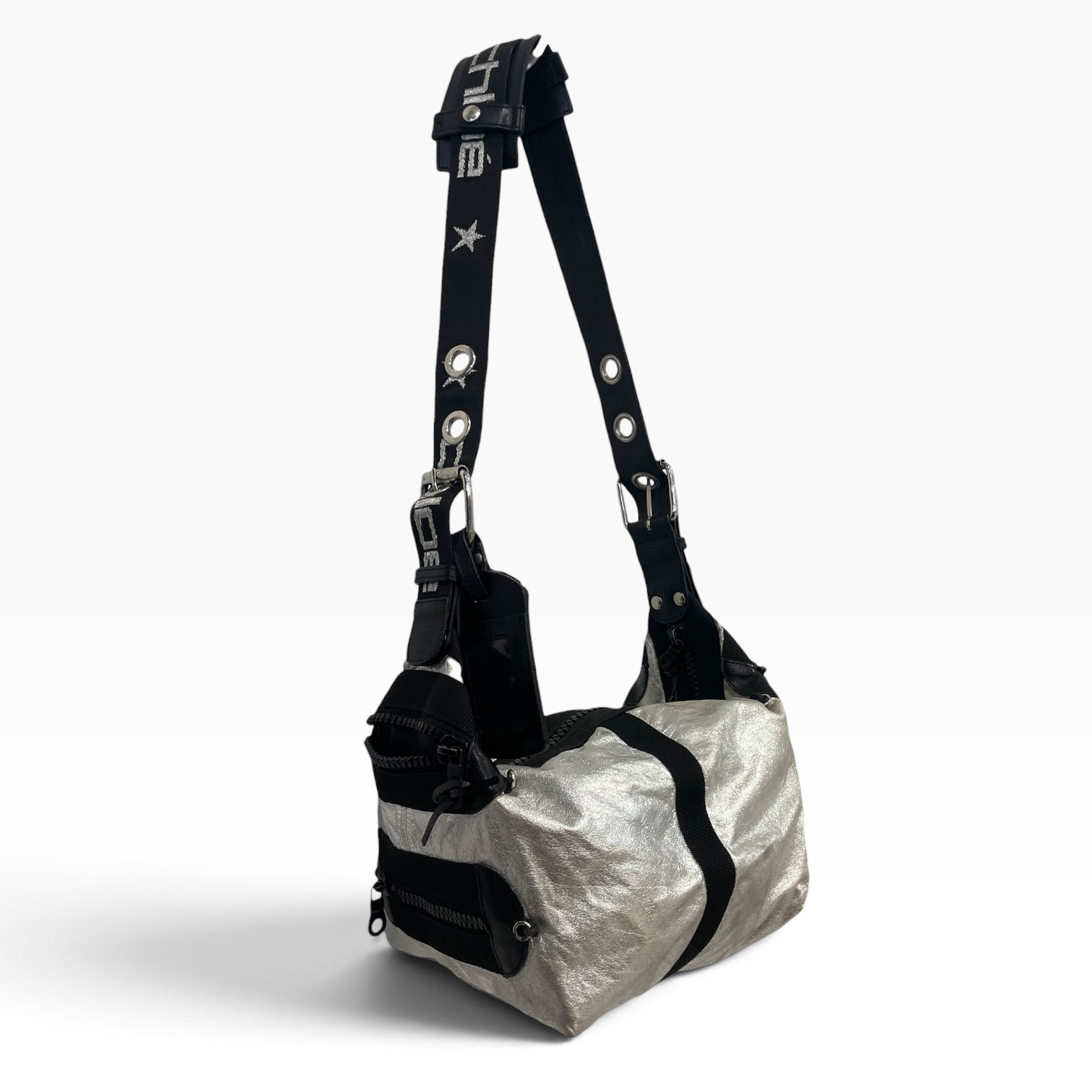 Chloe/Bag/Polyester/SLV/2004 silver camera bag view 5