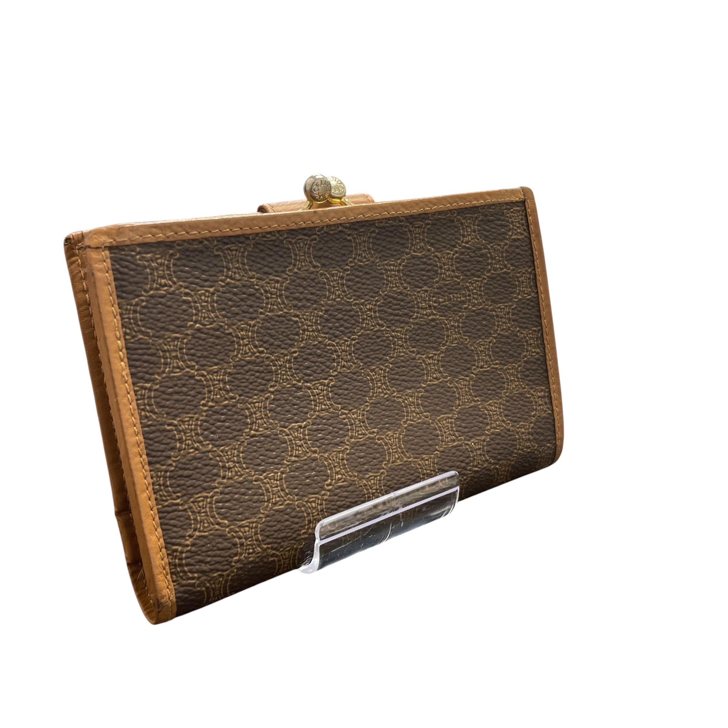 CELINE/Wallet/Monogram/Leather/BRW/monogram view 2