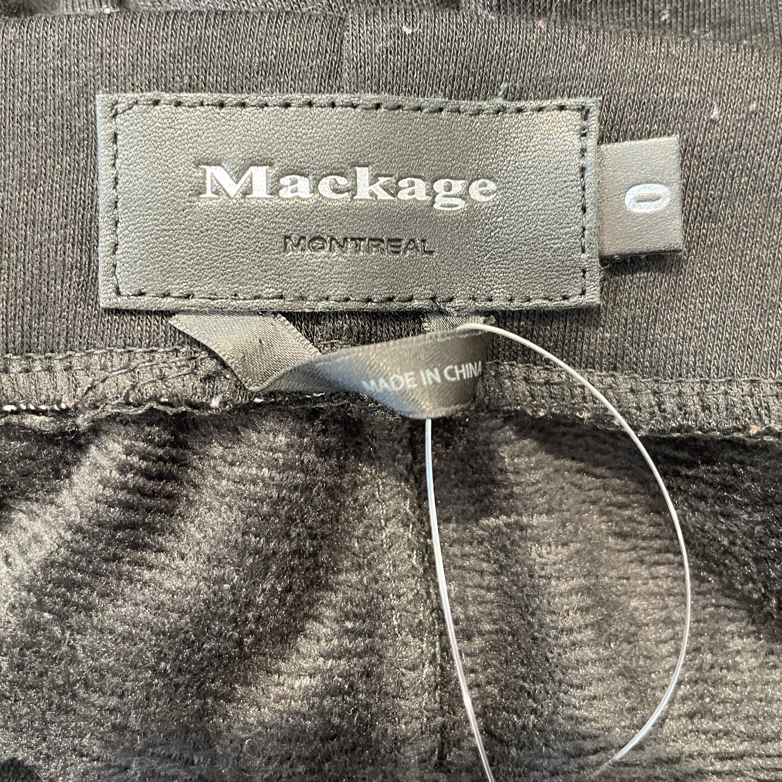 MACKAGE/Bottoms/0/Polyester/BLK/FLEECE LINED PUFF SWEAT view 3