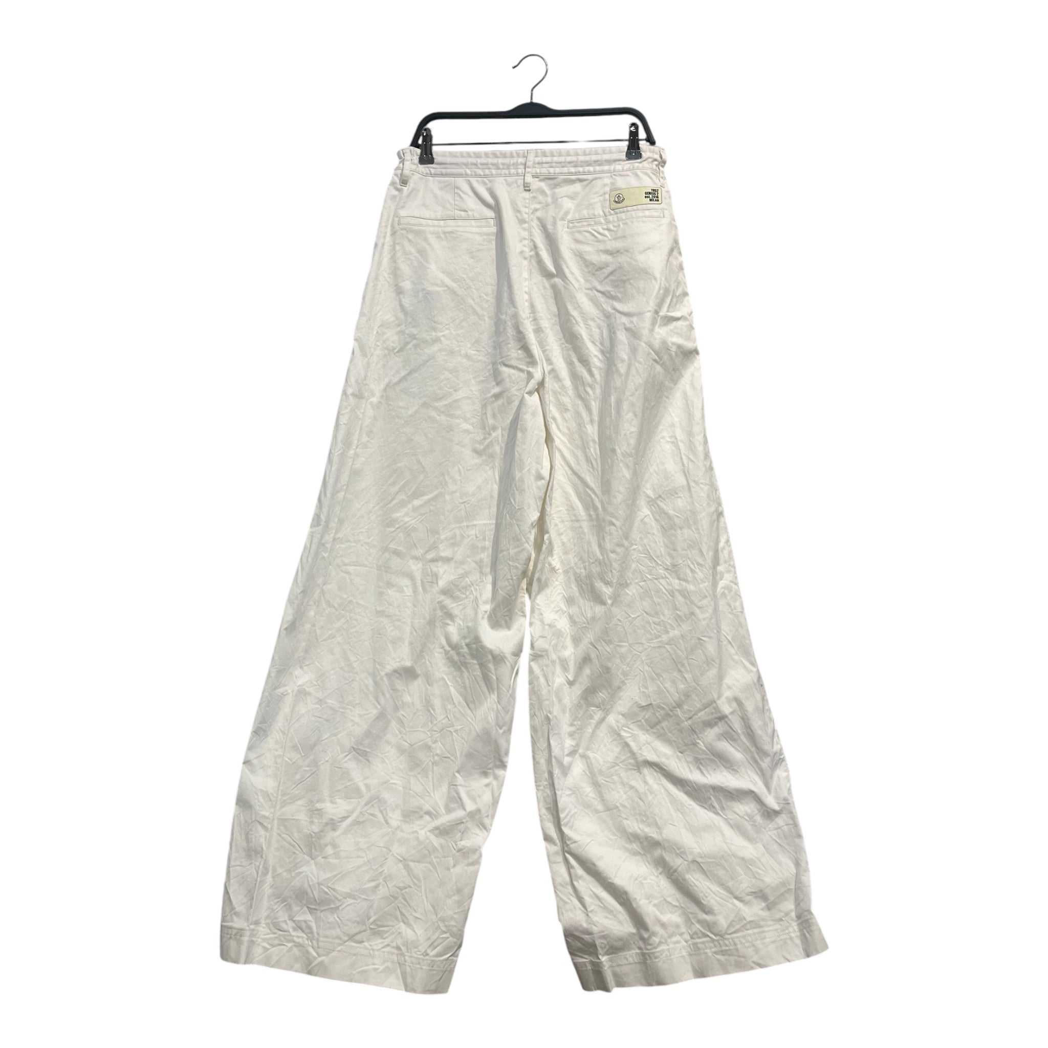 MONCLER/Bootcut Pants/50/Cotton/WHT/BOOTCUT WHT view 2