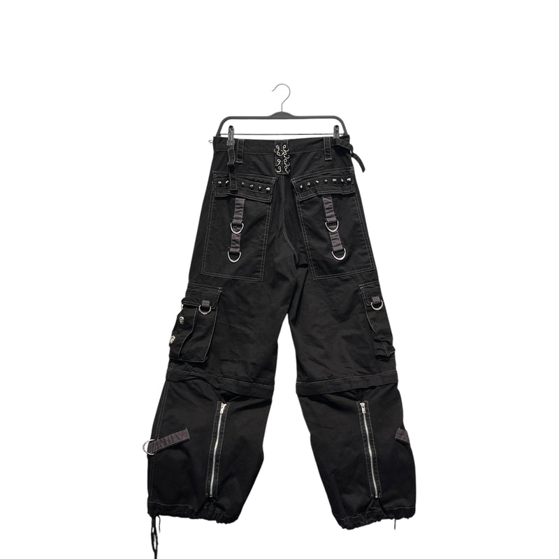 TRIPP NYC/Cargo Pants/XS/Cotton/BLK/pierced cargo