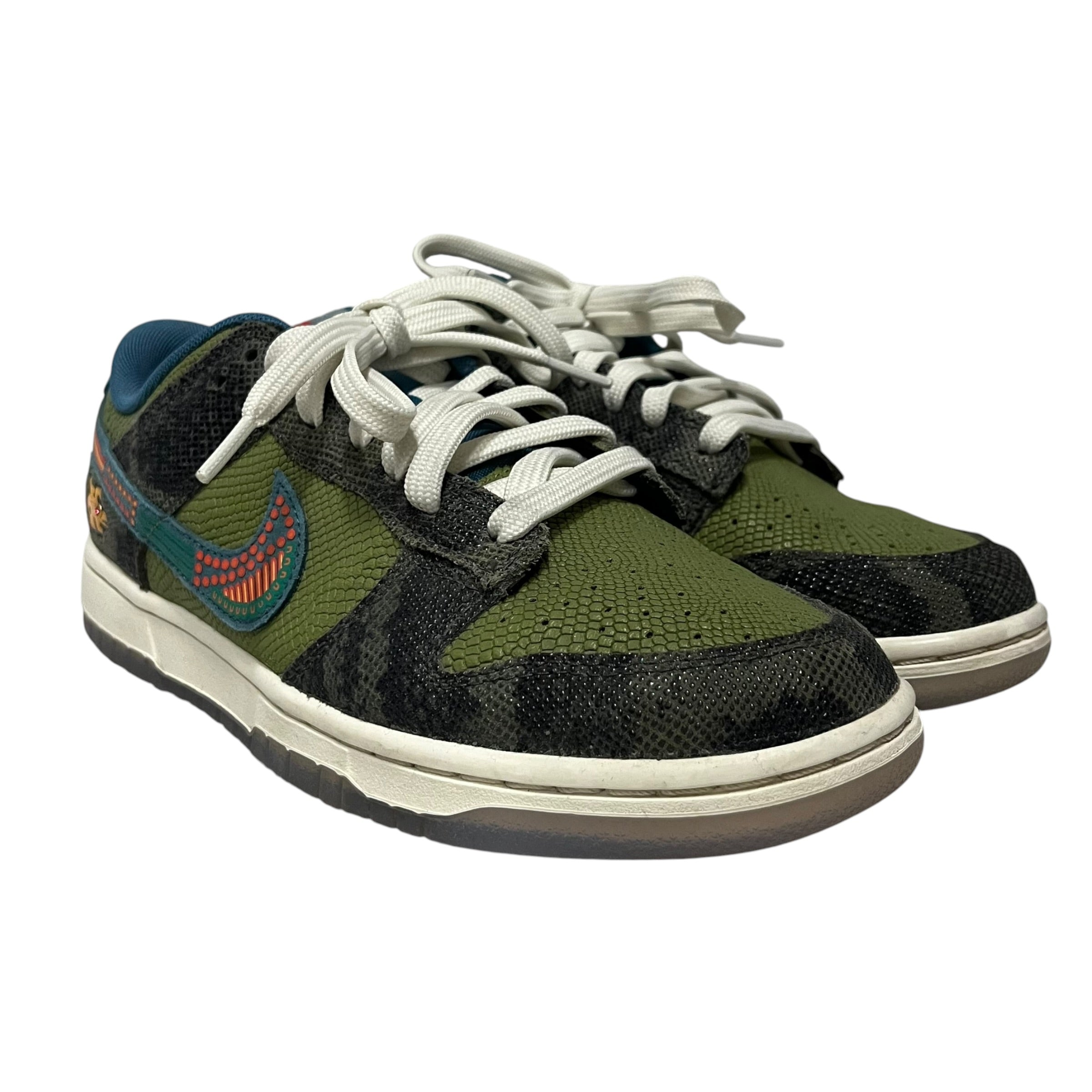 NIKE/Low-Sneakers/US 8/Animal Pattern/Leather/GRN/DO2160335 view 1