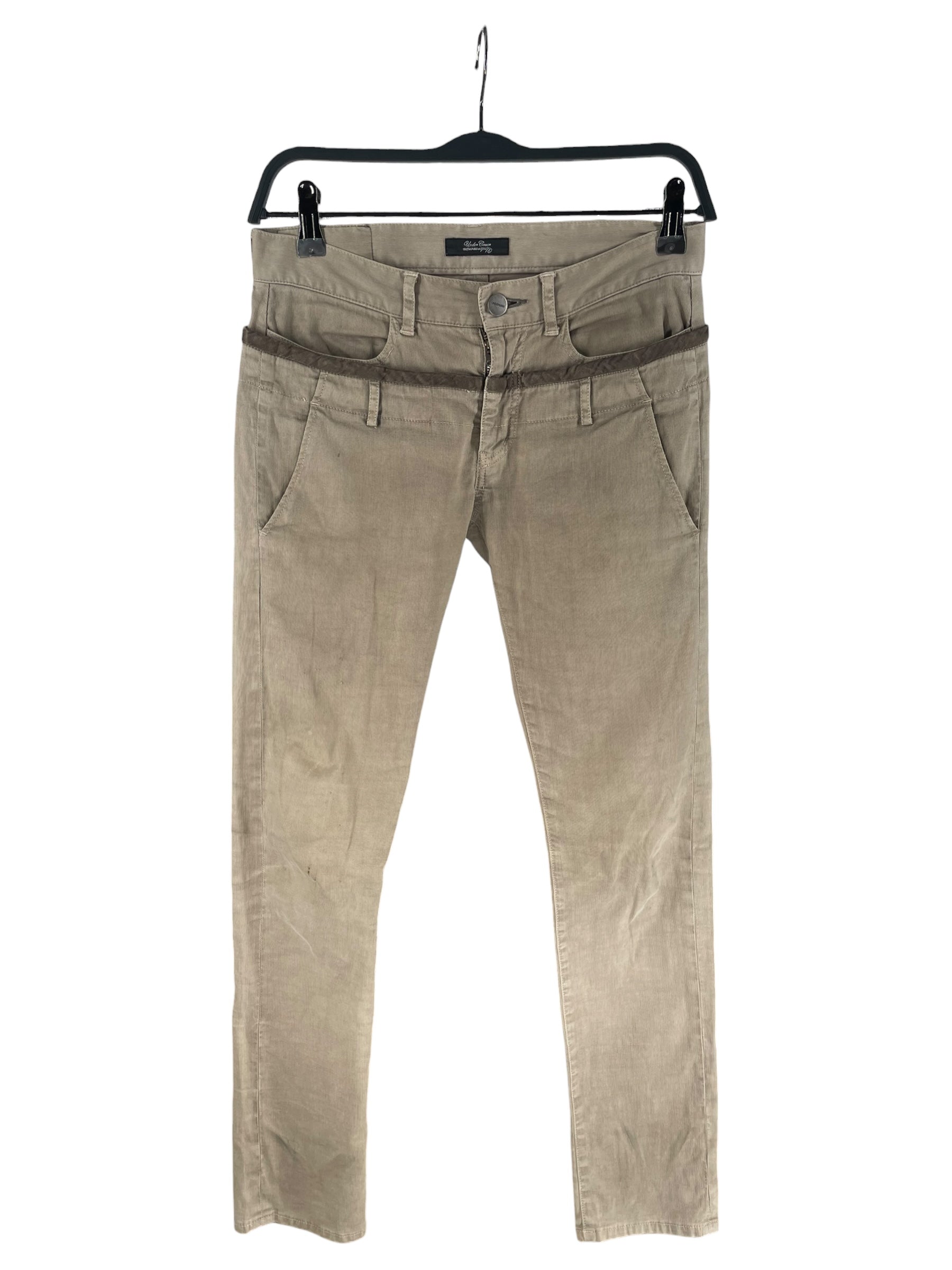 UNDERCOVER/Skinny Pants/1/Rayon/BEG/UNDERMAN G1506 view 1