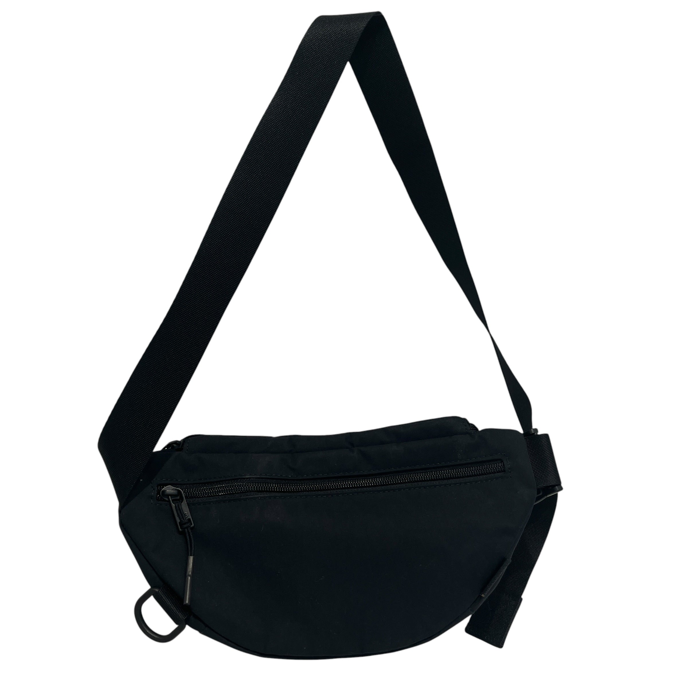 Y-3/Fanny Pack/Graphic/Nylon/BLK/rubber patch view 2