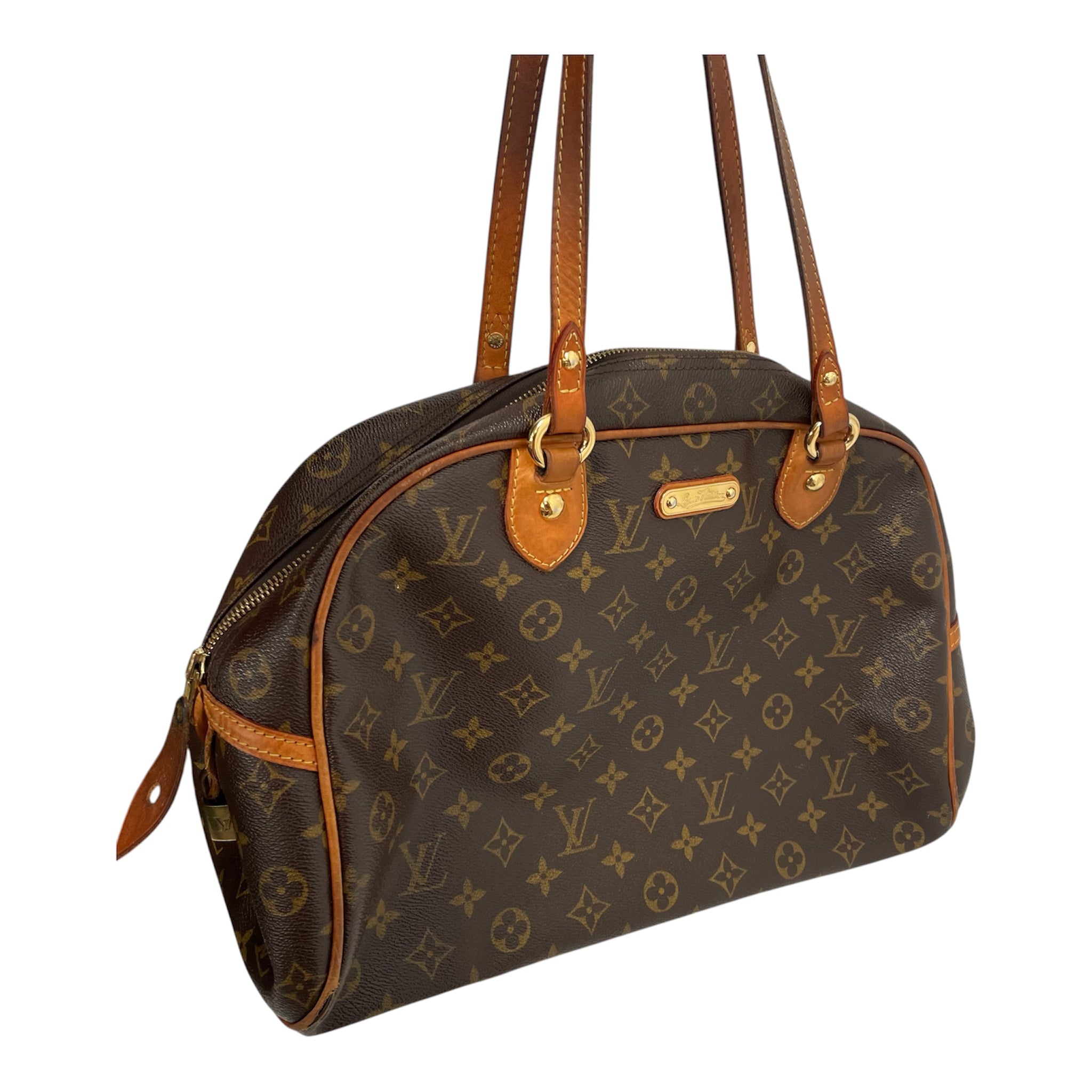 LOUIS VUITTON/Hand Bag/All Over Print/Leather/BRW/SKINNY STRAP view 5