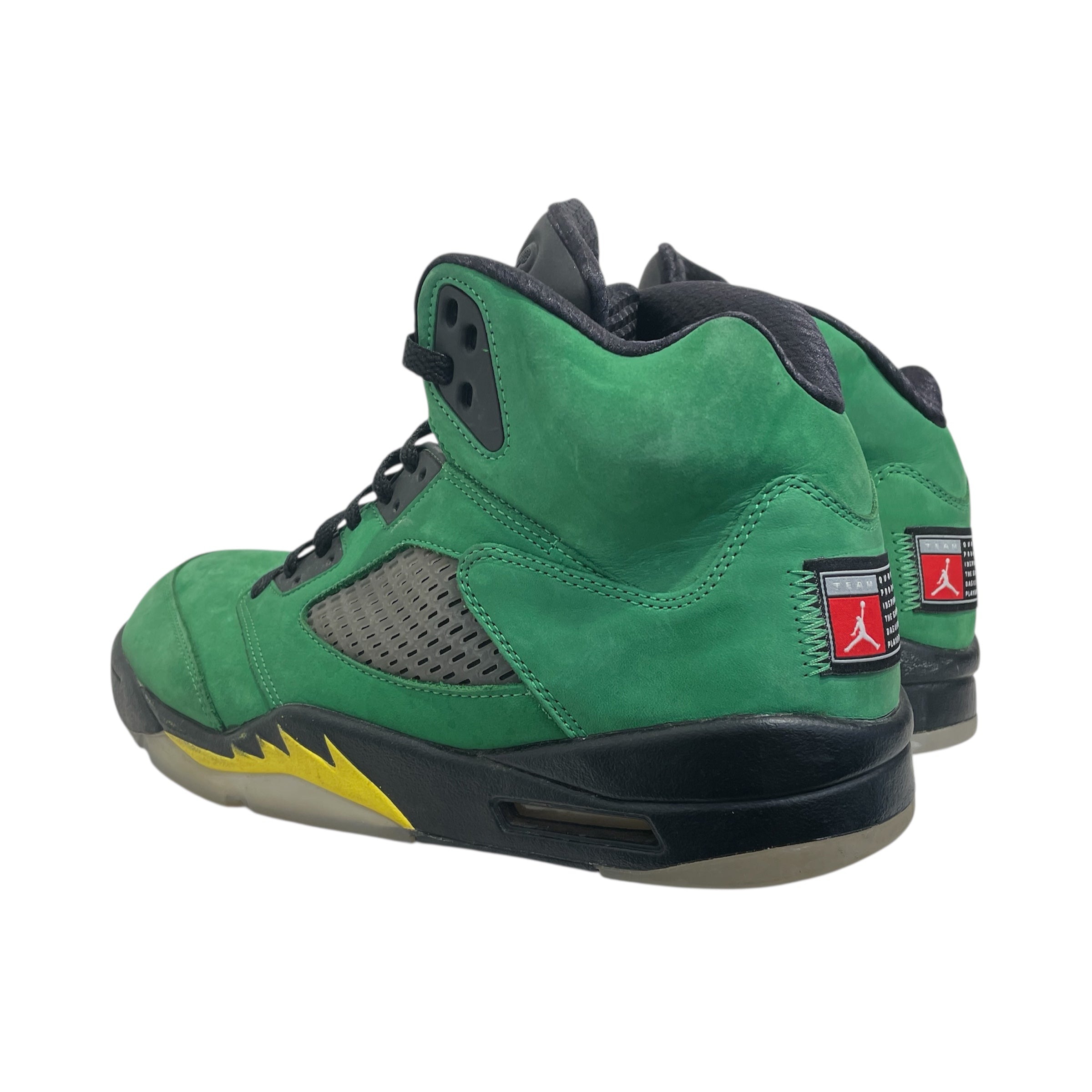 NIKE/AIR JORDAN 5 RETRO SE/Hi-Sneakers/US 11.5/Suede/GRN/CK6631-307 view 2