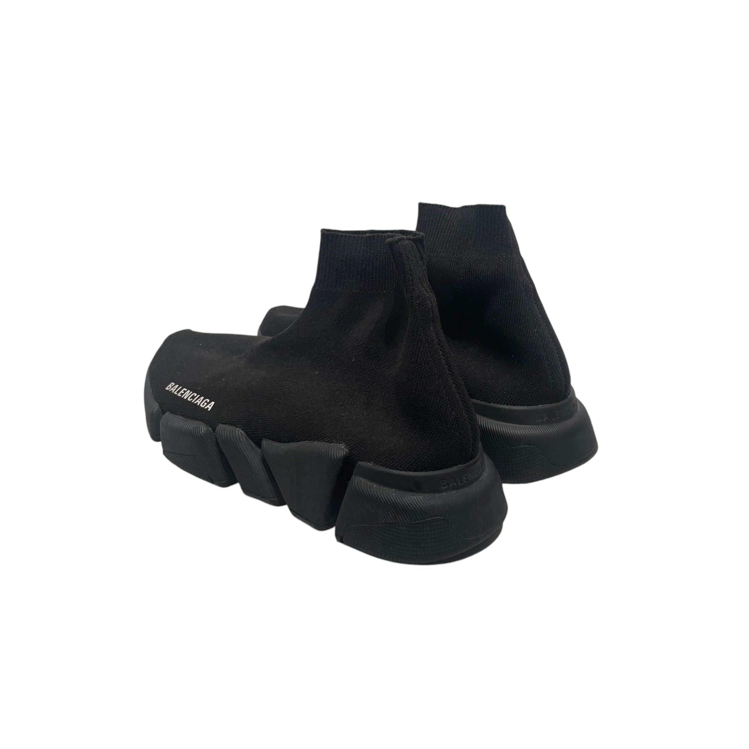 BALENCIAGA/Hi-Sneakers/US 8/Acrylic/BLK/ view 2