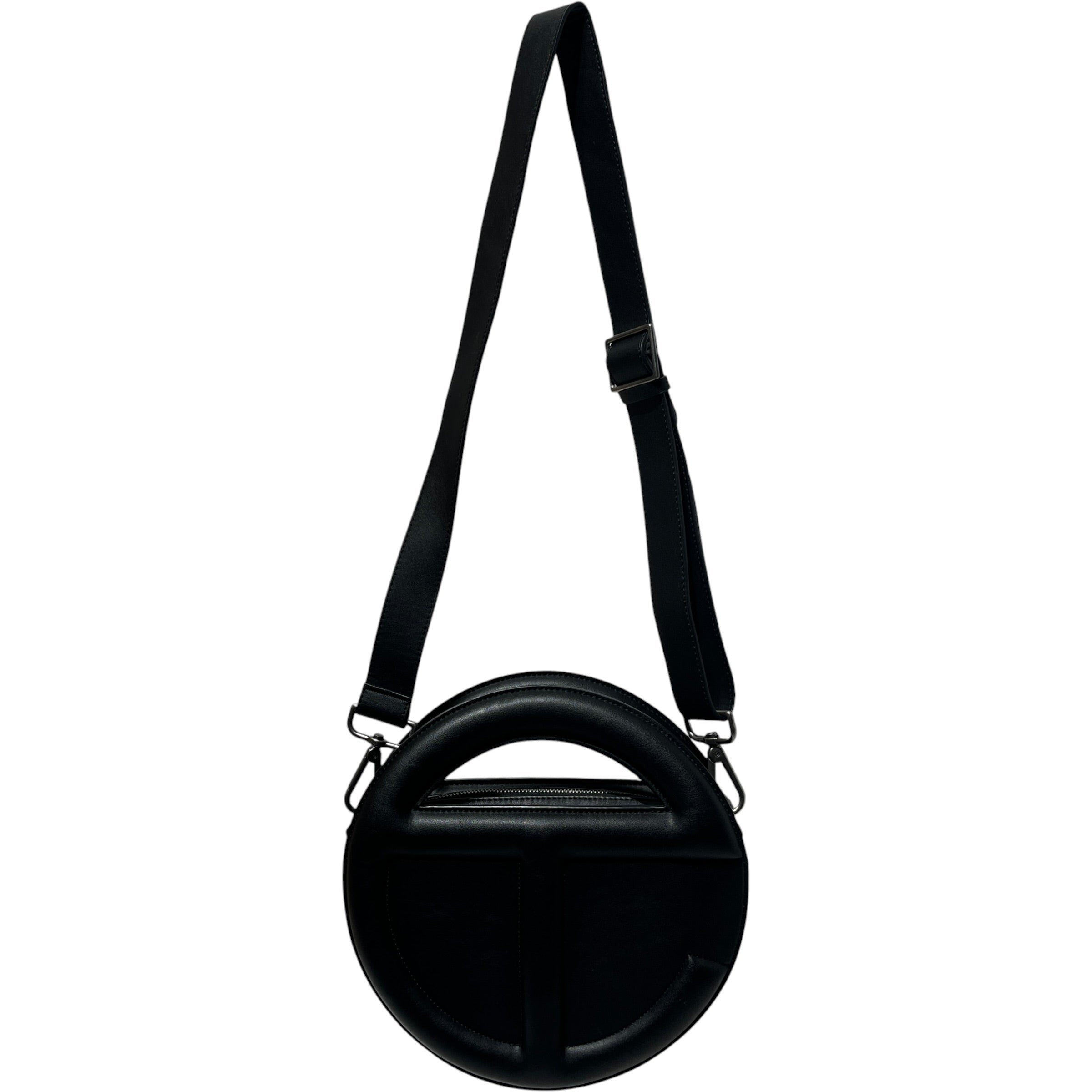 Telfar/Hand Bag/Faux Leather/BLK/Circle Logo Top Handle view 1