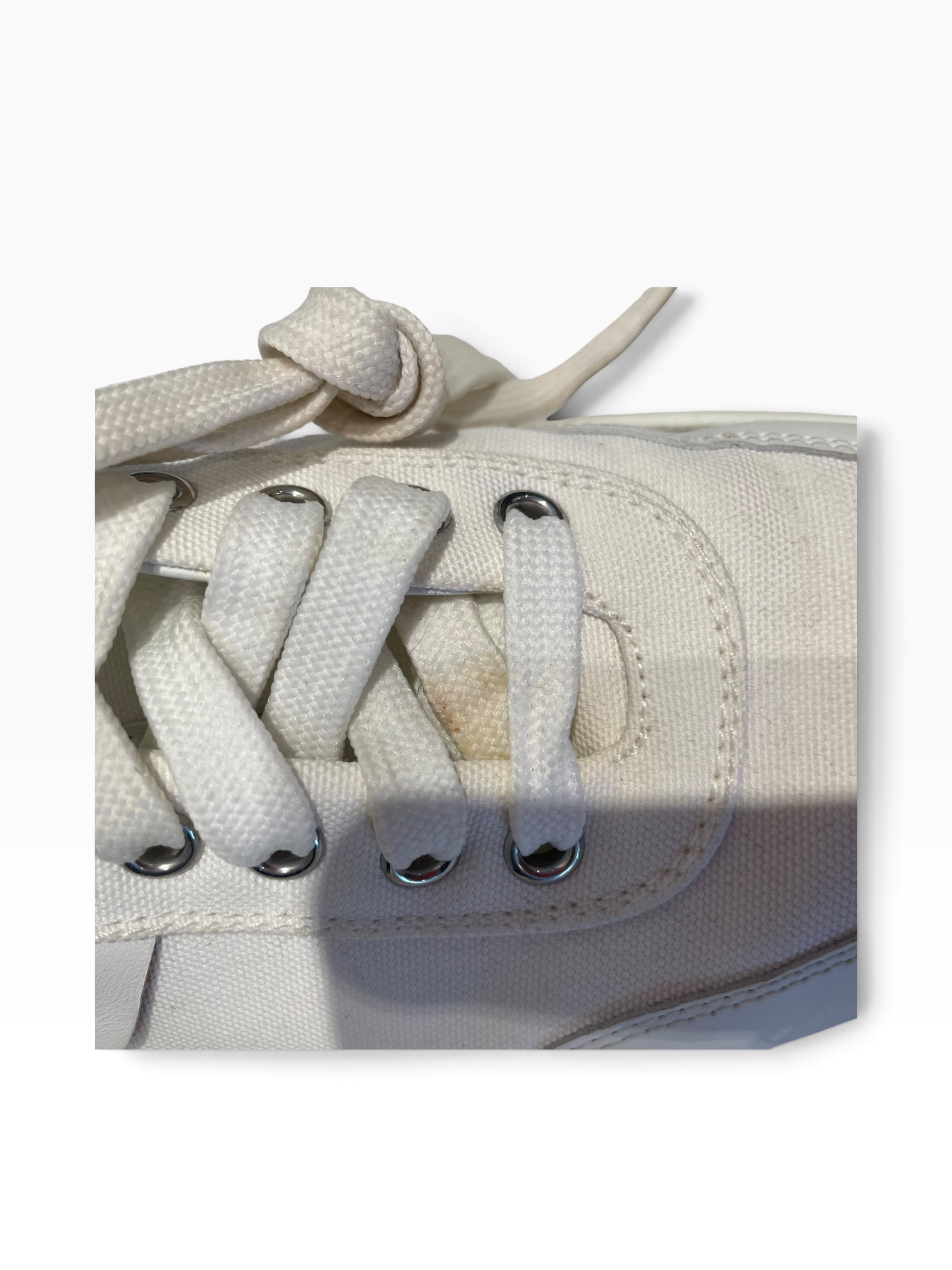 Christian Louboutin/Low-Sneakers/EU 40/Cotton/WHT/SIMPLERUI view 10
