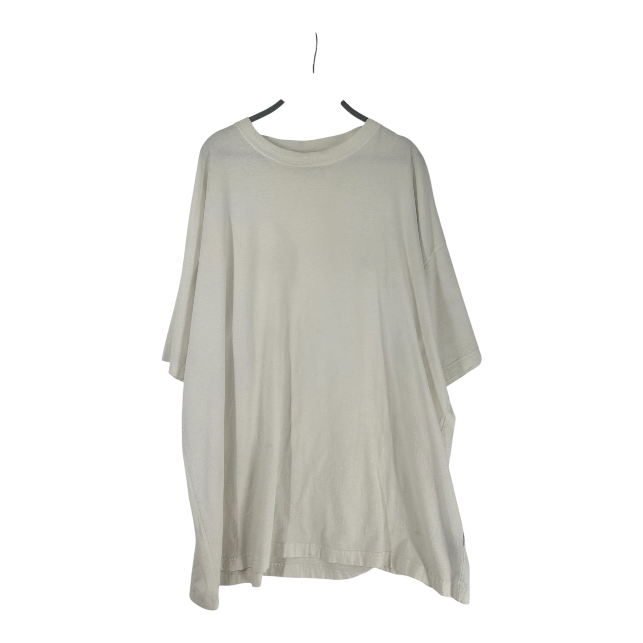 VETEMENTS/T-Shirt/S/Cotton/WHT/oversized white tee view 1
