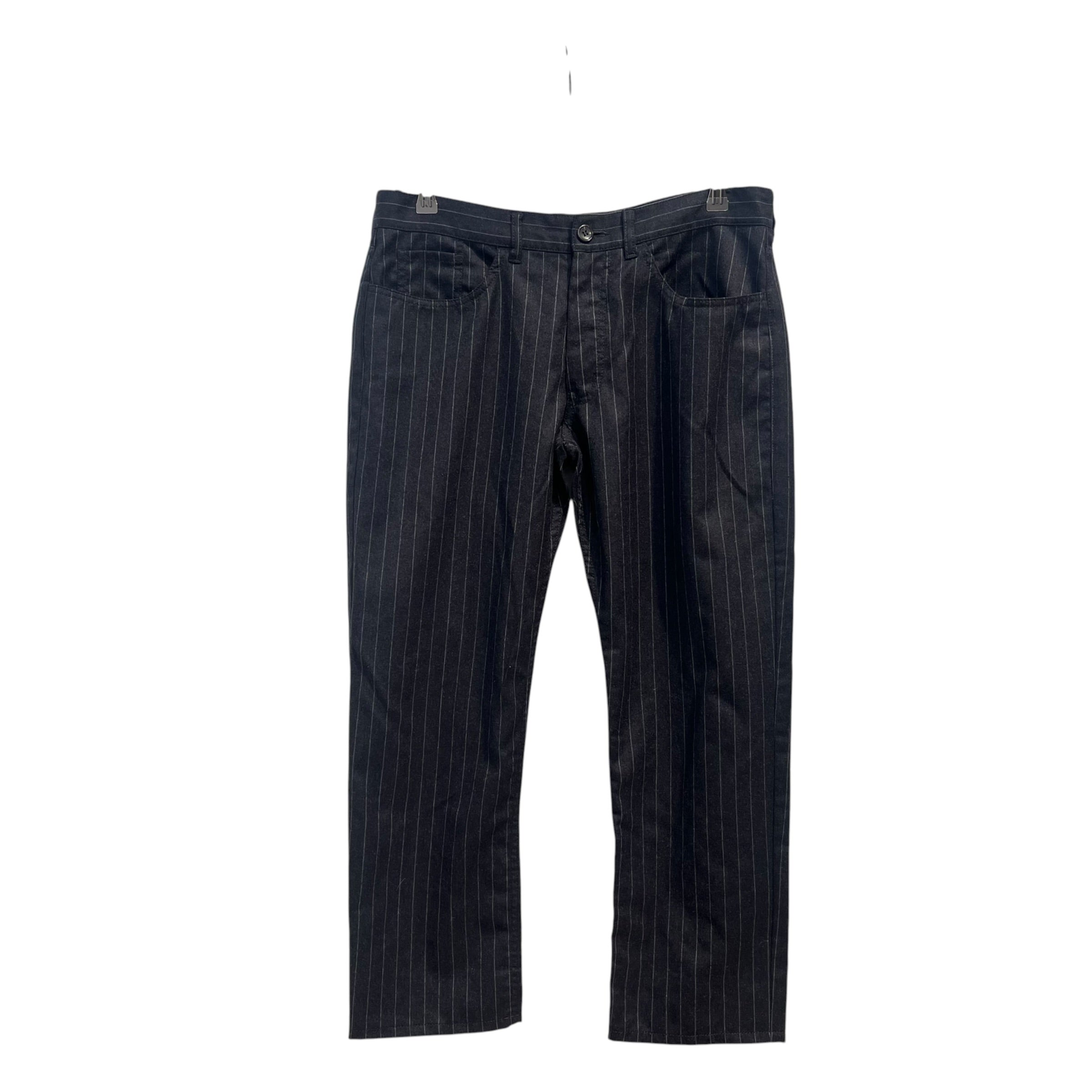 COMME des GARCONS HOMME/Pants/L/Cotton/BLK/PINSTRIPE SLACKS view 1