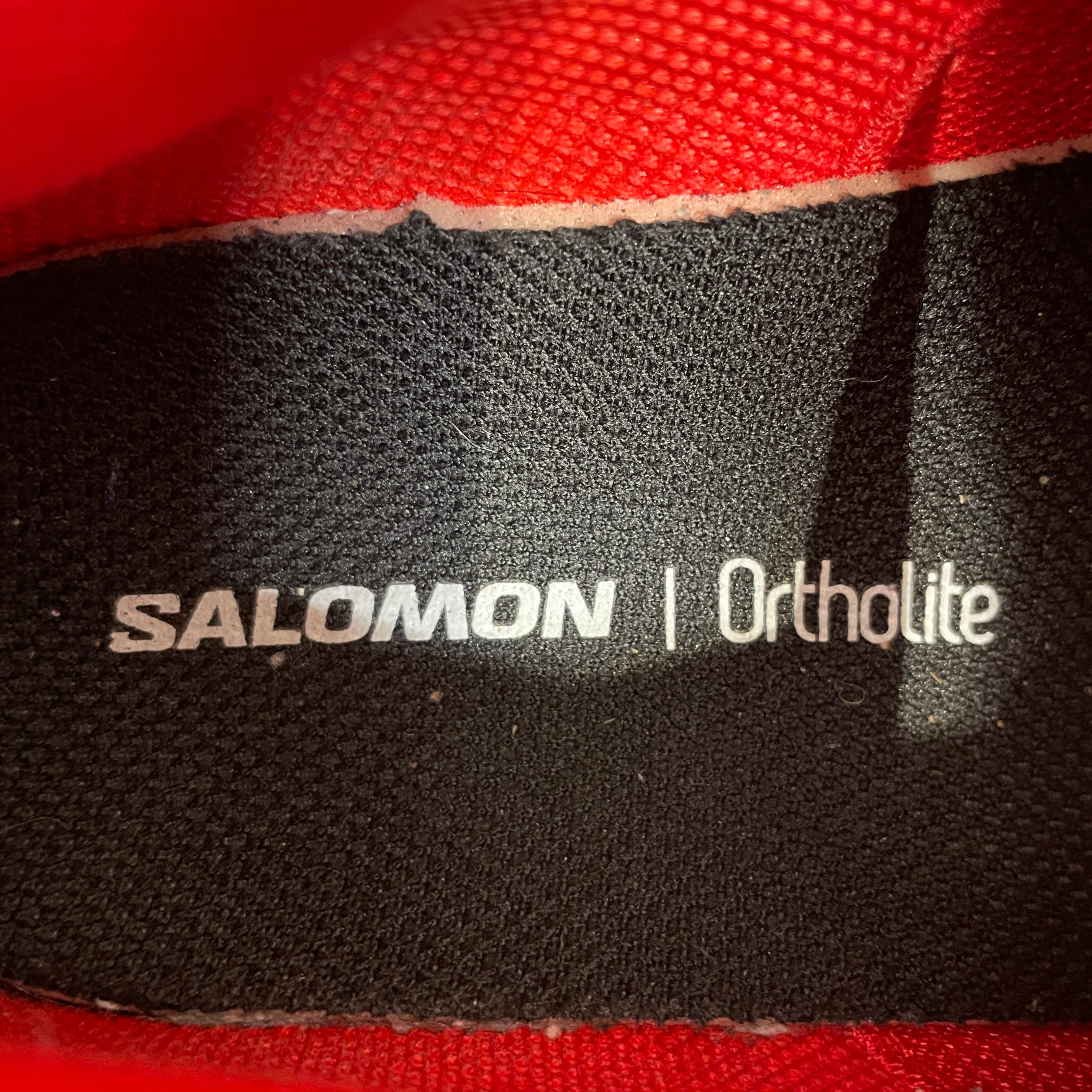 salomon/Low-Sneakers/US 8.5/Stripe/Nylon/RED/XTSLAB4 view 5