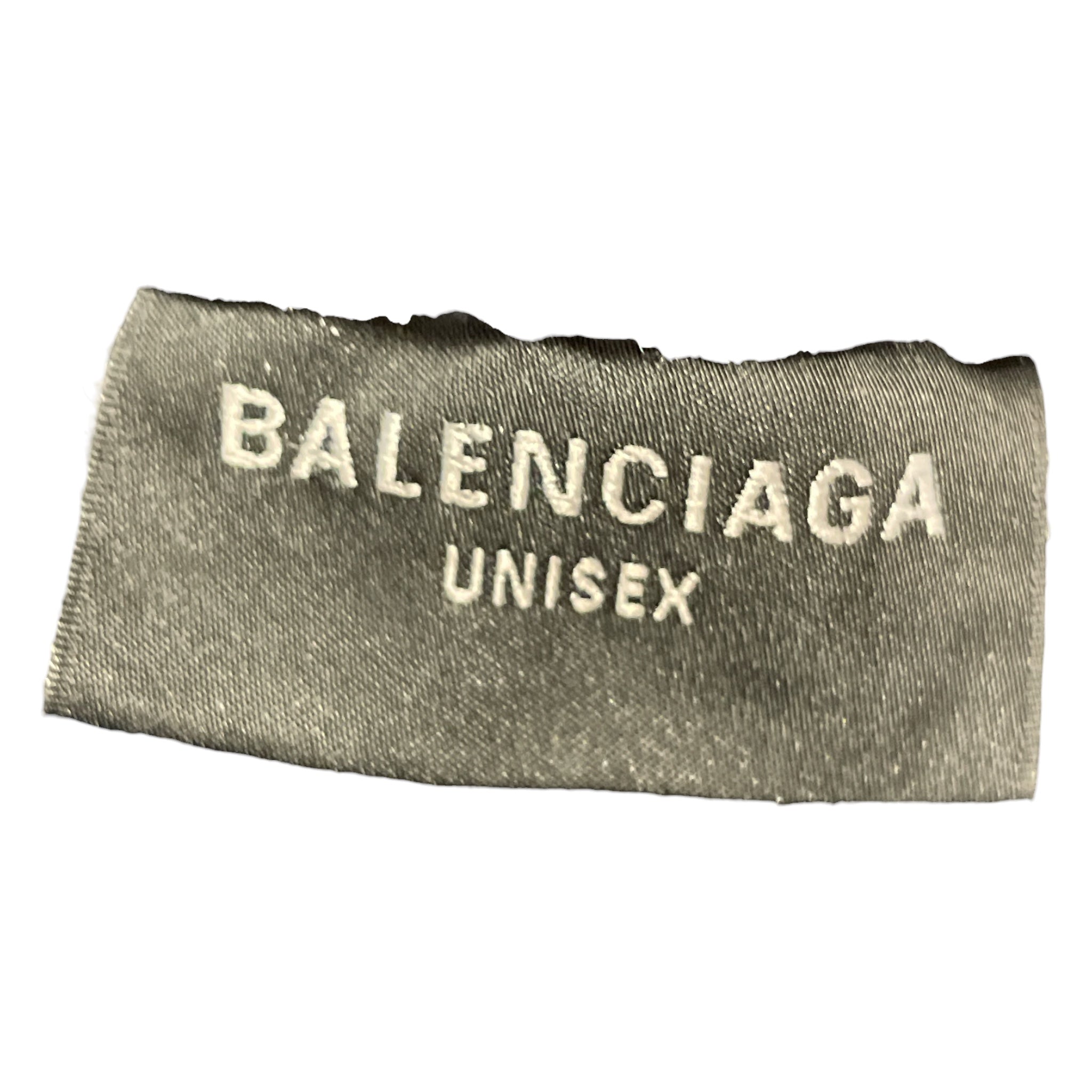 BALENCIAGA/Zip Up Hoodie/1/Cotton/GRY/Scarf Attached zip up view 3