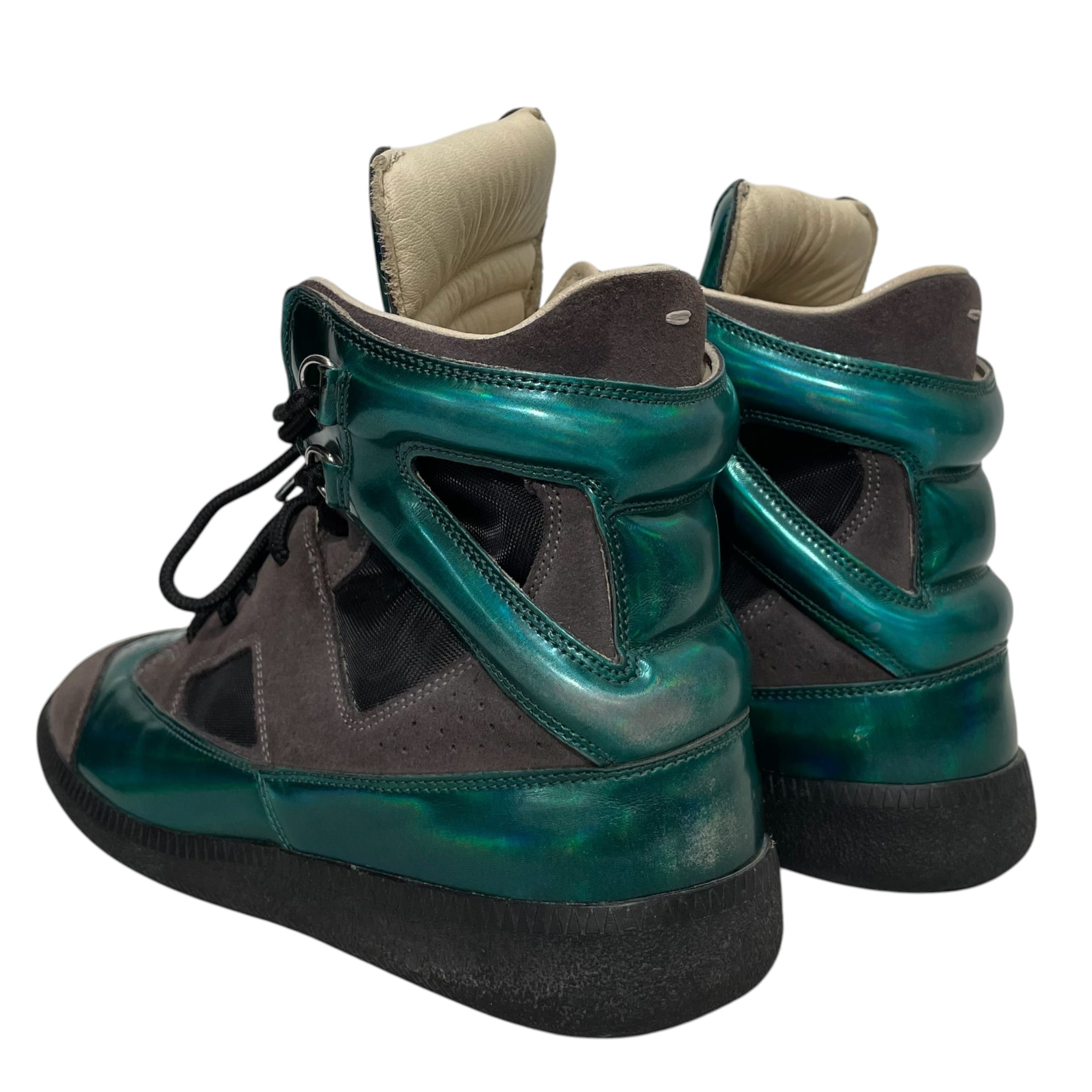 Maison Margiela/Hi-Sneakers/EU 37/Iridescent/Suede/GRN/ view 2