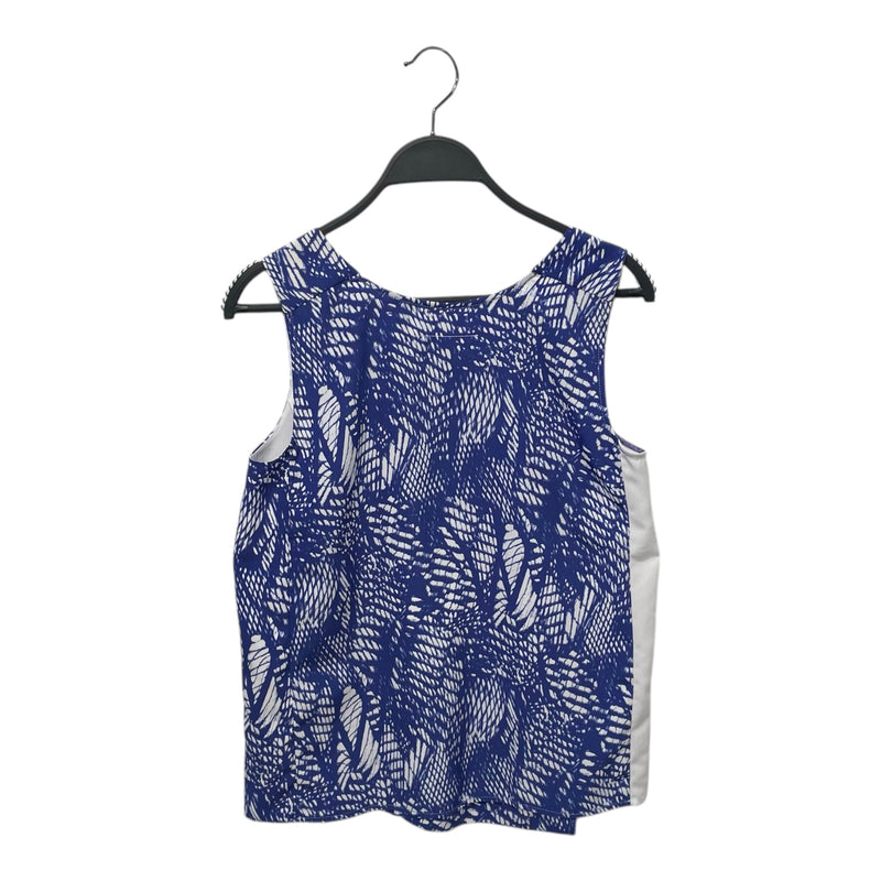 MM6/SL Blouse/38/Graphic/Cotton/BLU/