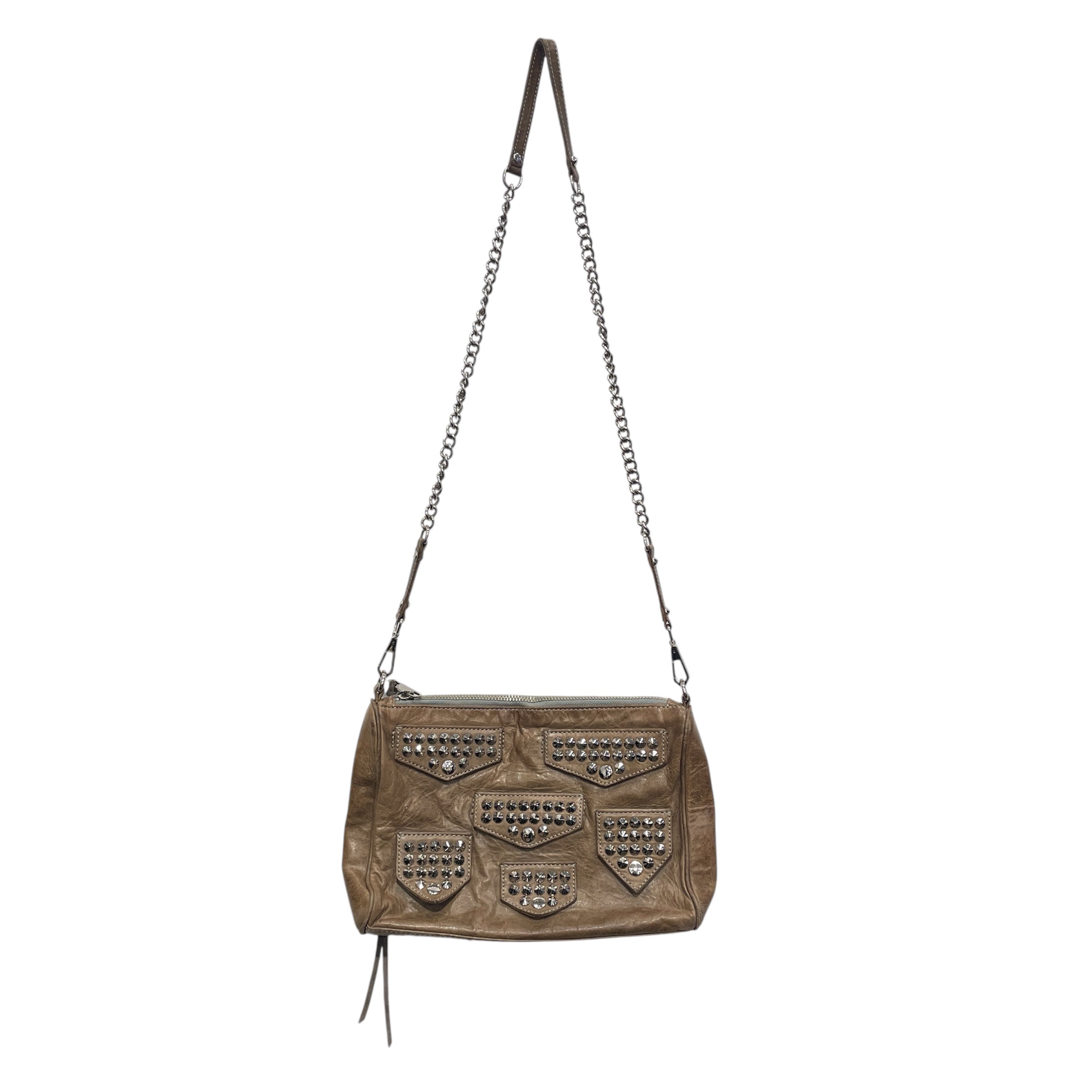 REBECCA MINKOFF/Cross Body Bag/Leather/CML/SPIKES view 1