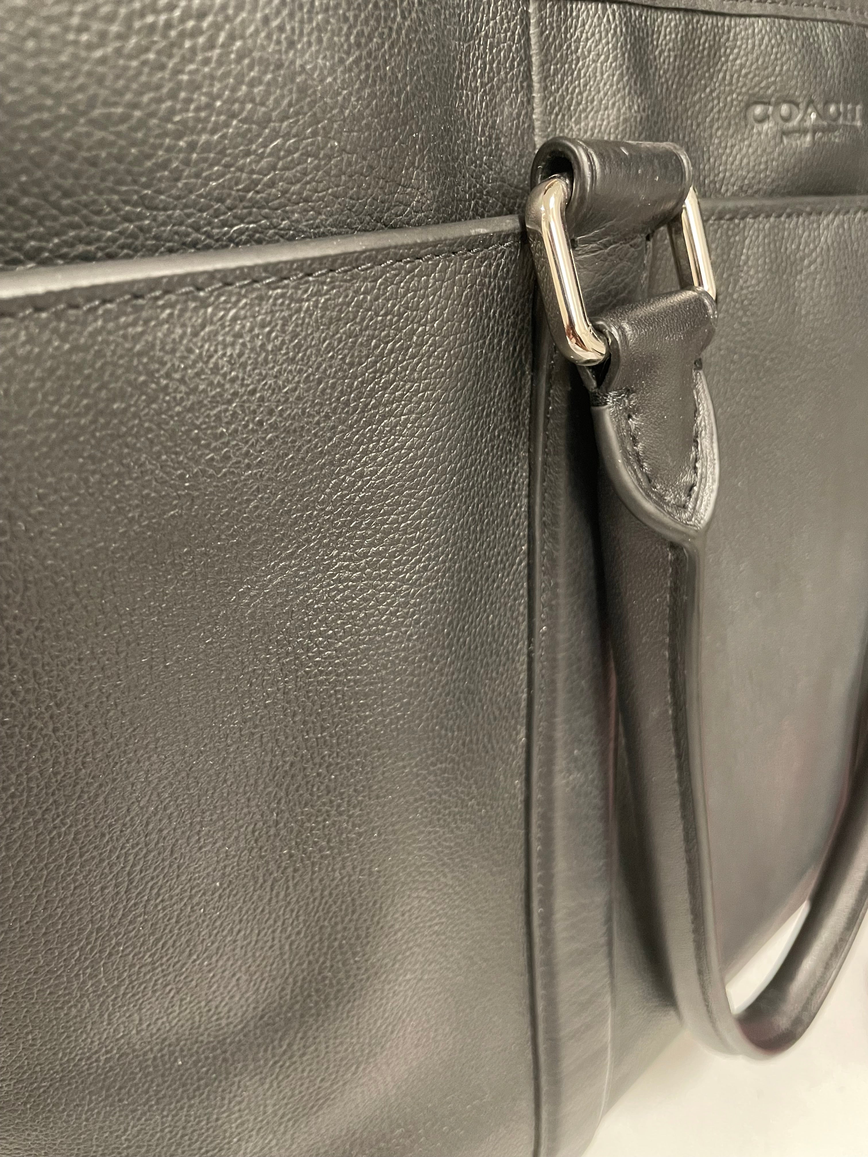 COACH/Tote Bag/Leather/BLK/G1721 view 6