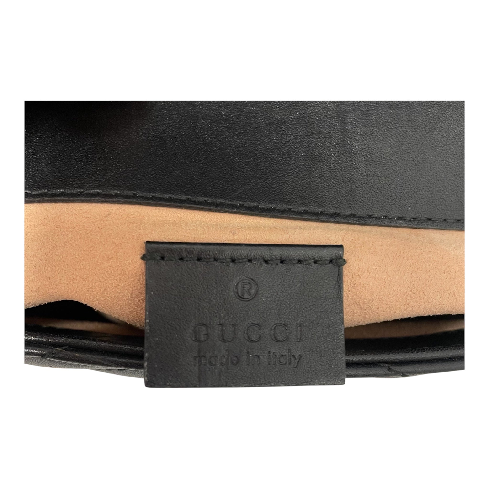 GUCCI/Cross Body Bag/Leather/BLK/MARMONT MINI QUILTED 476433 view 5