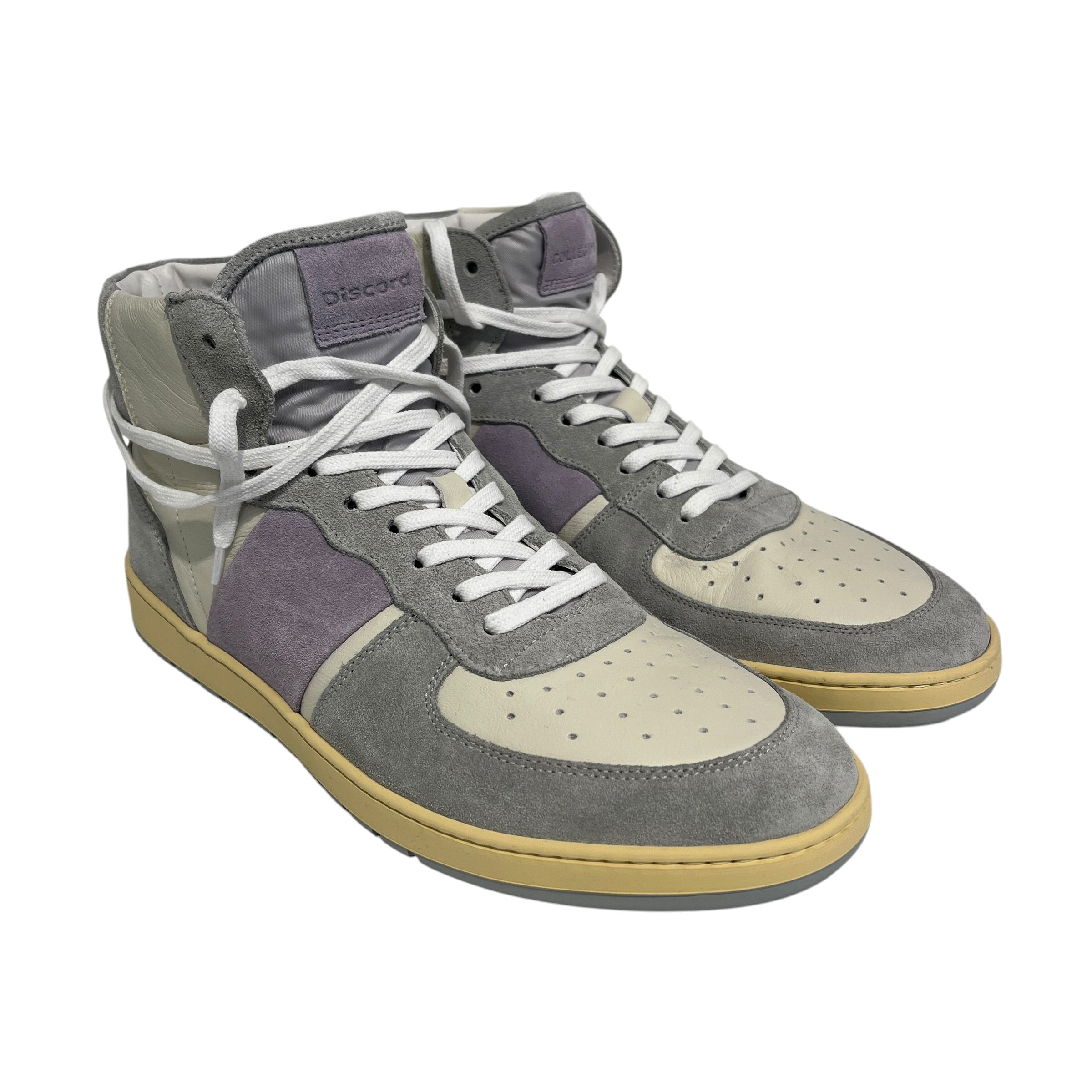 COLLEGIUM/discord/Hi-Sneakers/EU 44/Cotton/GRY/BURPLE SUEDE view 1