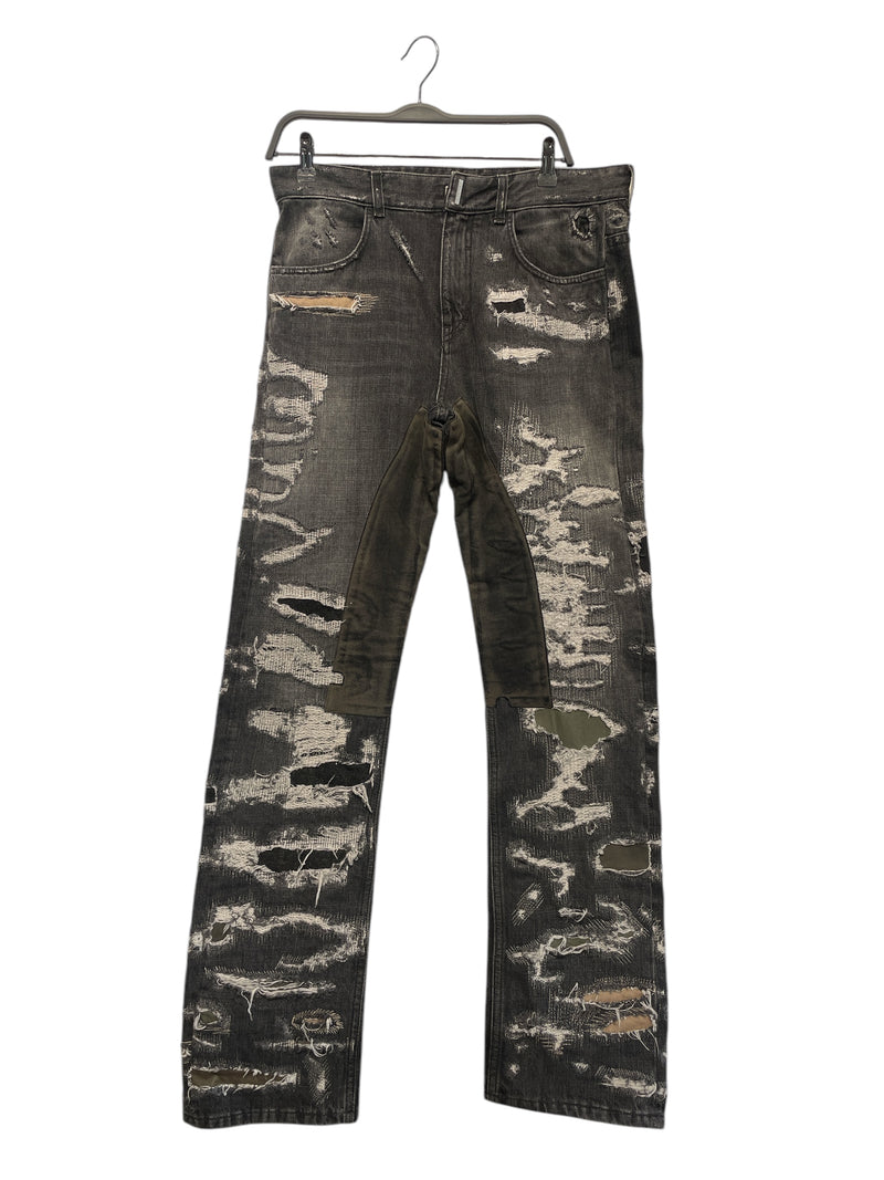 GIVENCHY/Skinny Pants/31/Cotton/GRY/GIVENCHY S/S24