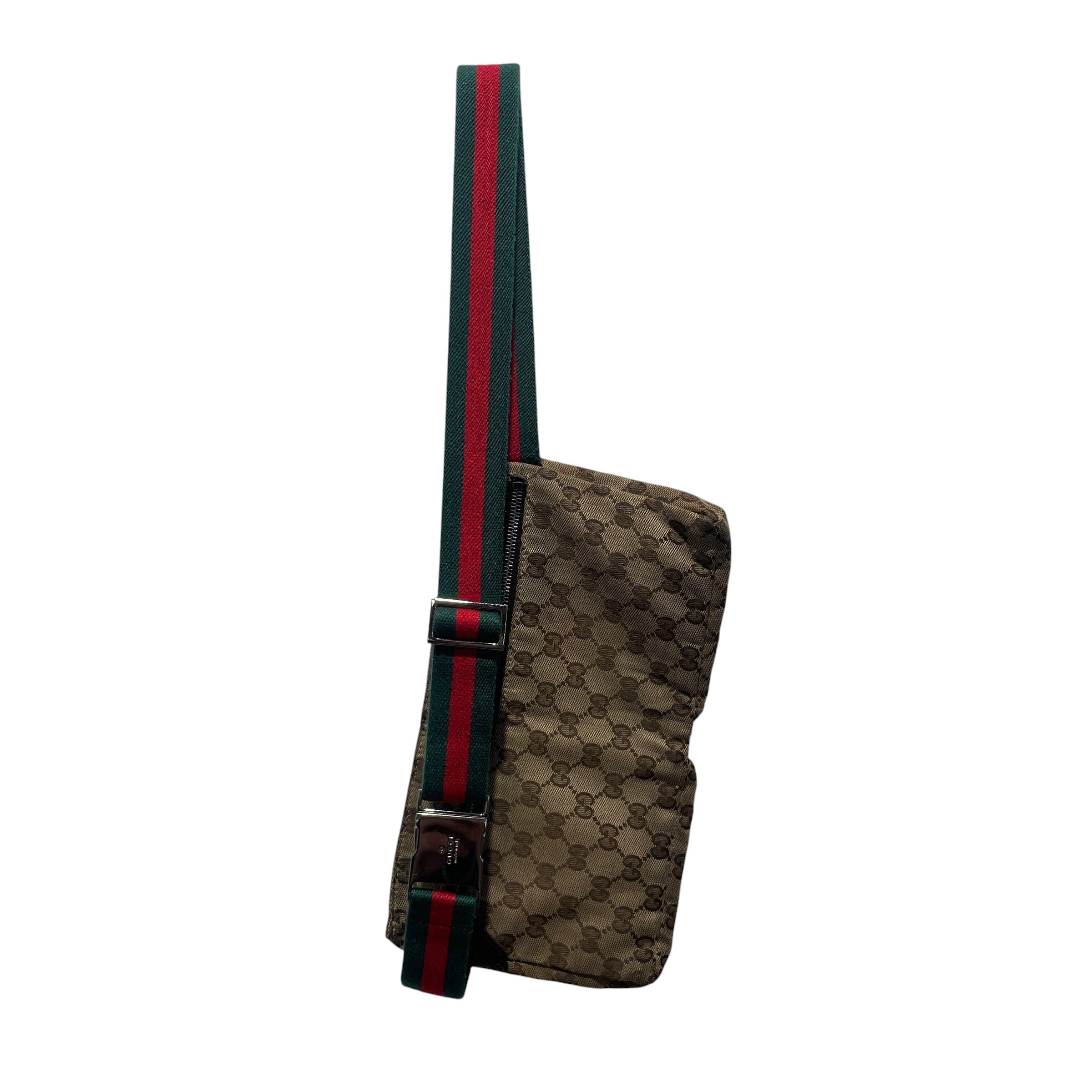 GUCCI/Fanny Pack/Cotton/CML/gg canvas belt view 2