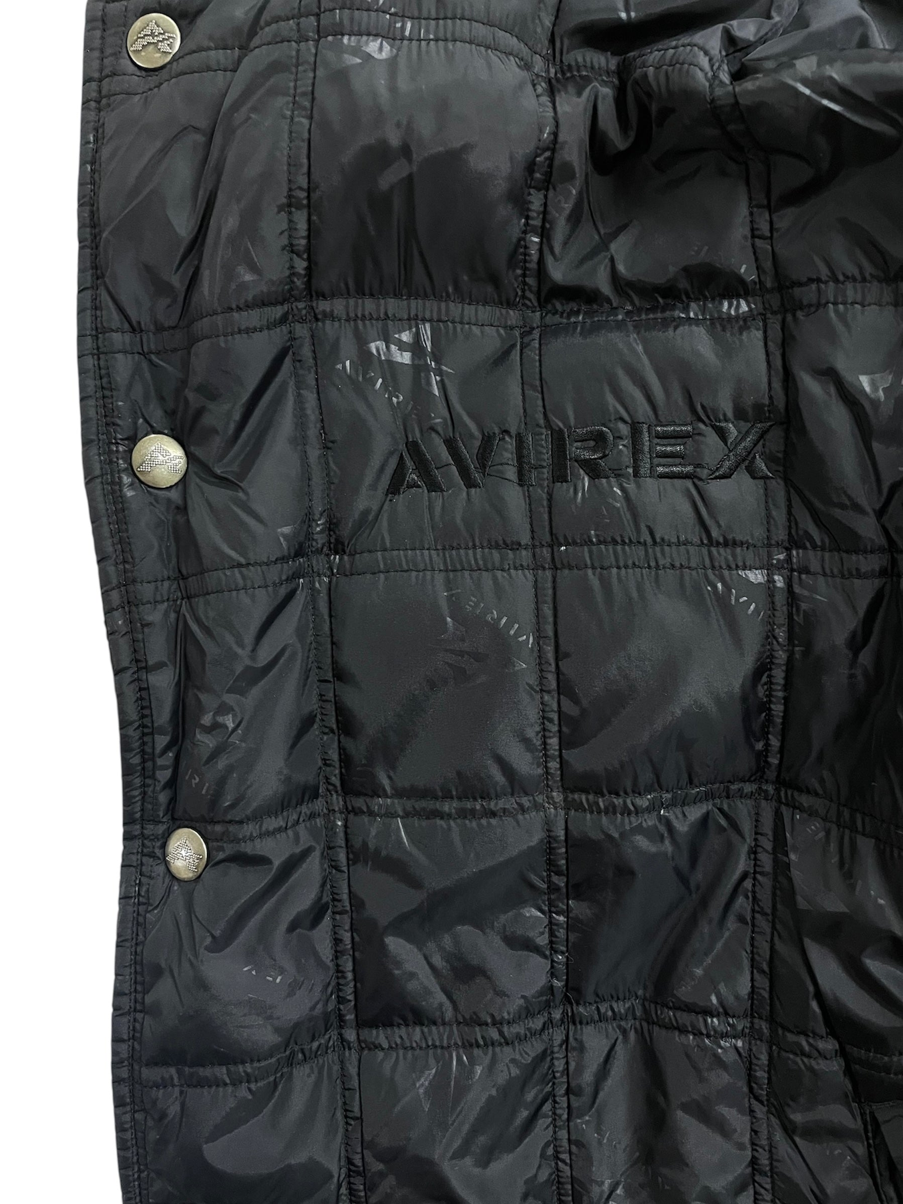 AVIREX/Souvenir Jkt/XXXXXL/Wool/BLK/AVIREX SNAKESKIN LOGO view 4