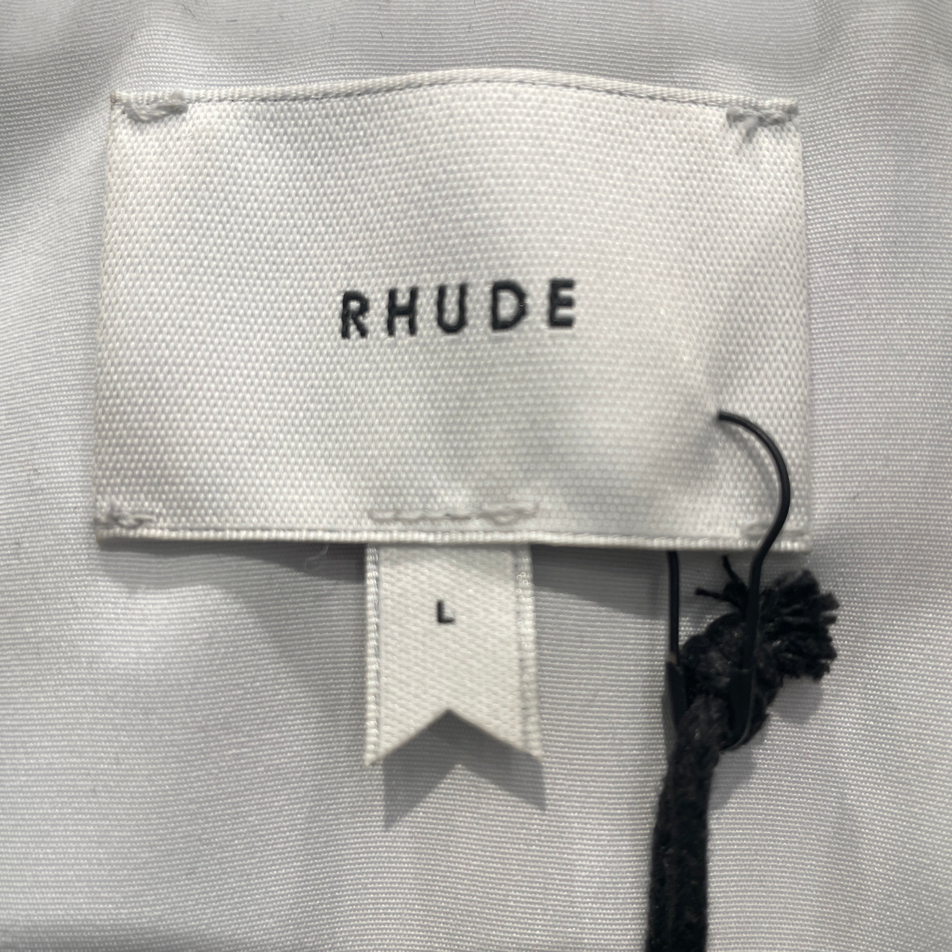 RHUDE/Windbreaker/L/Nylon/GRN/GRN WINDBREAKER EMBROIDERED PA view 3