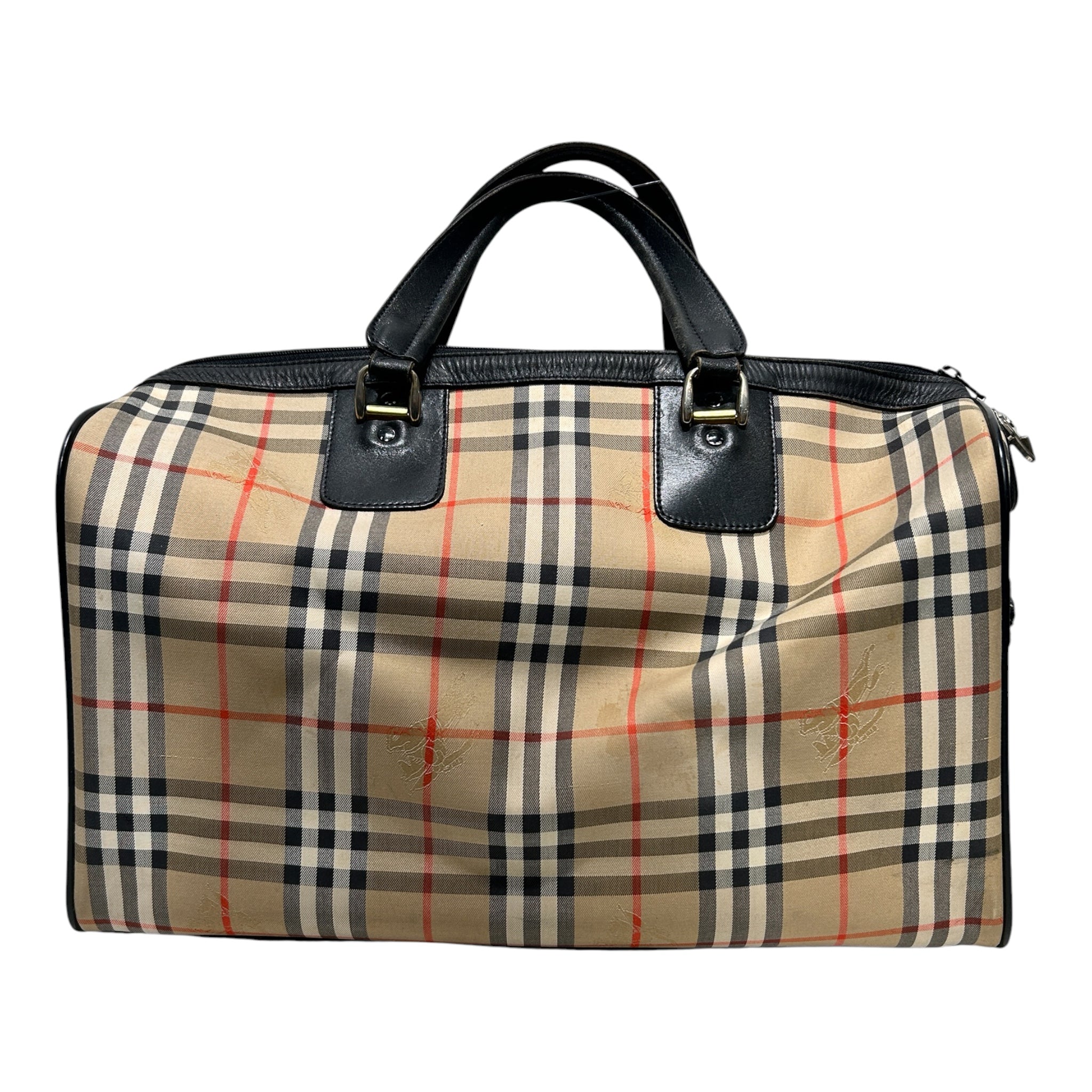 BURBERRYS/Tote Bag/Plaid/Cotton/BEG/NOVA CHECK CANVAS BAG view 2