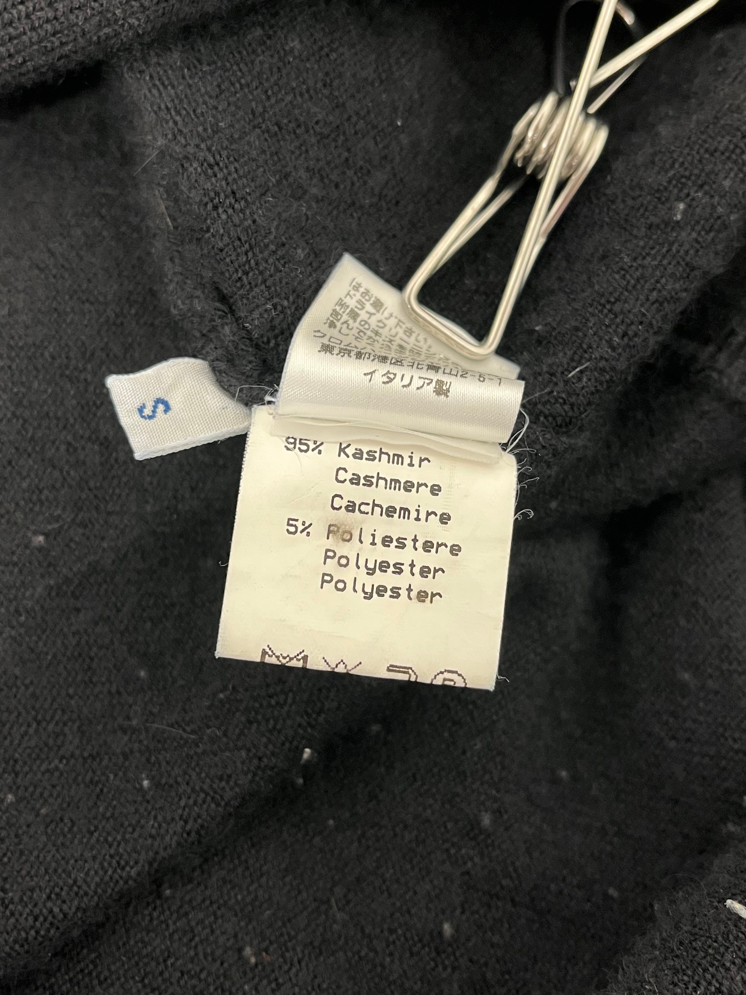 CHROME HEARTS/Hoodie/S/Cashmere/BLK/SLEEVE LOGO DAGGER ZIP 21158 view 6